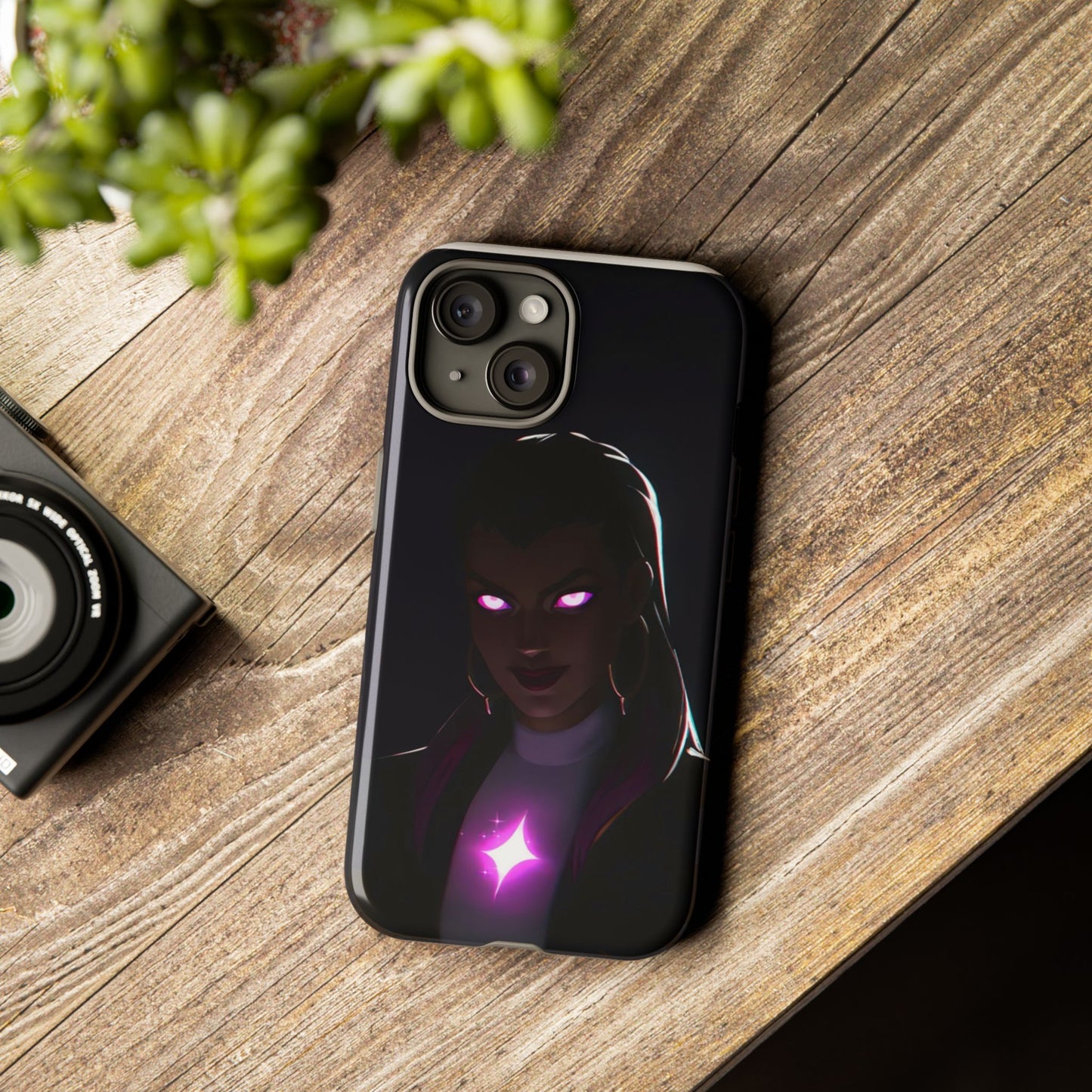 Tough Cases: Dark Magical Phone Case with Mystic Glow