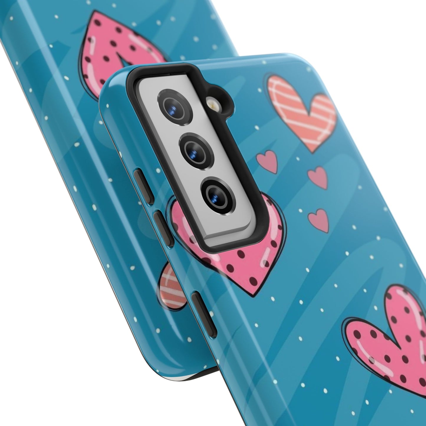 Colorful Heart Phone Case - Cute and Durable Design for Love and Friendship