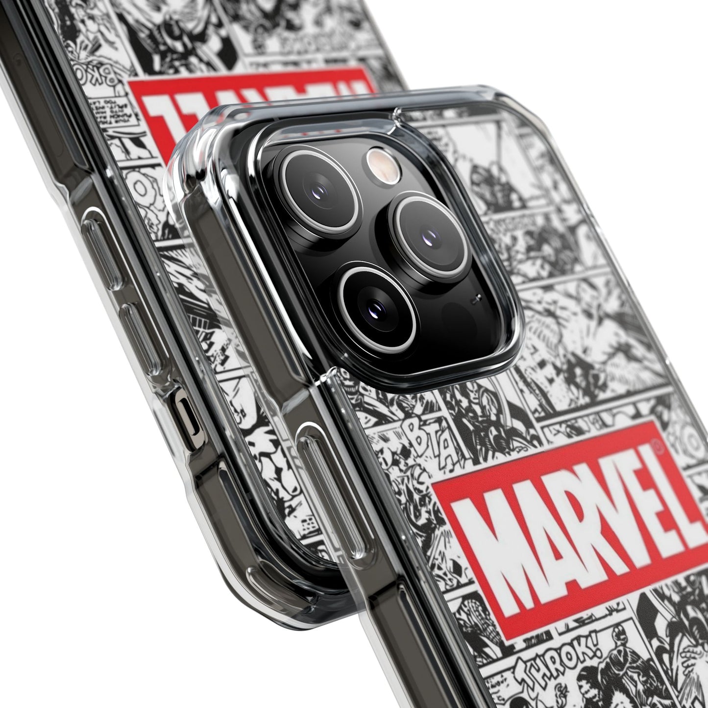 Marvel Comic Magnetic Clear Impact Case - Durable Protection for Superhero Fans