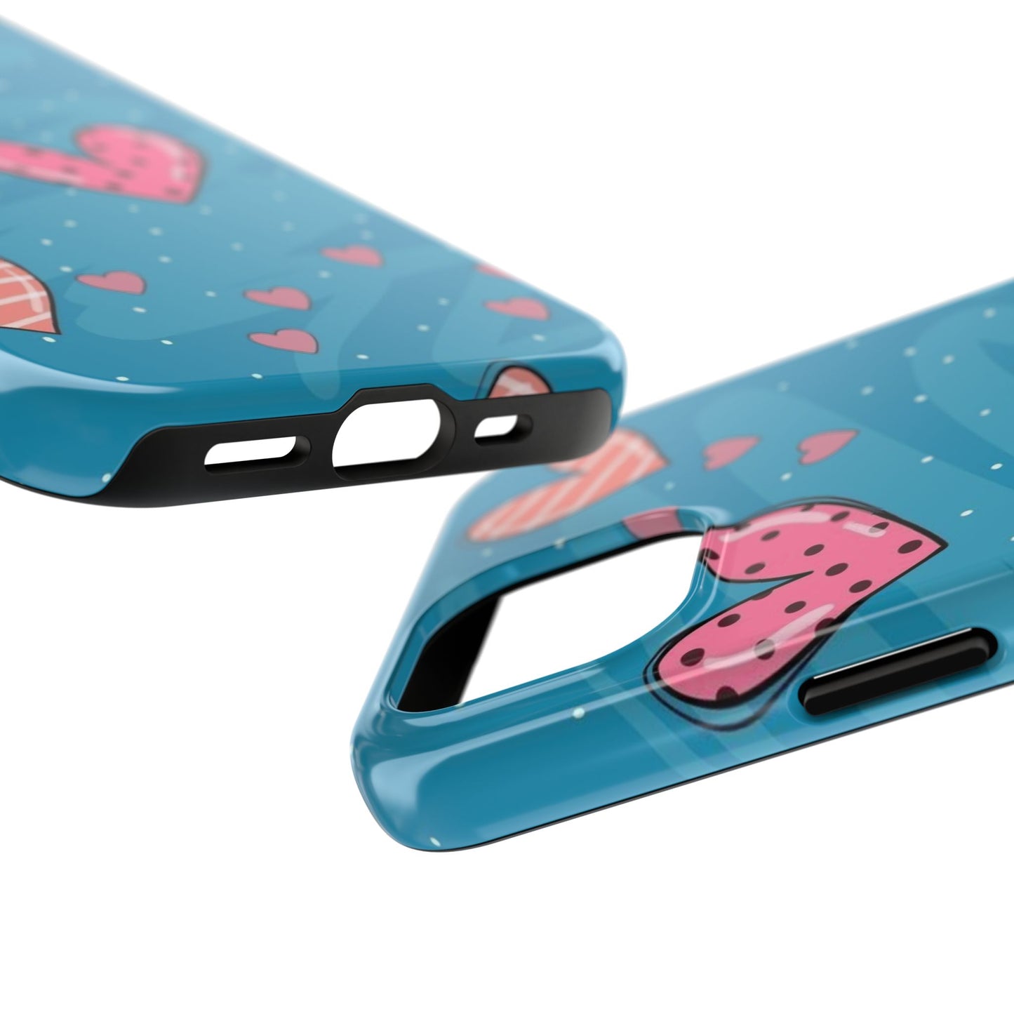 Colorful Heart Phone Case - Cute and Durable Design for Love and Friendship