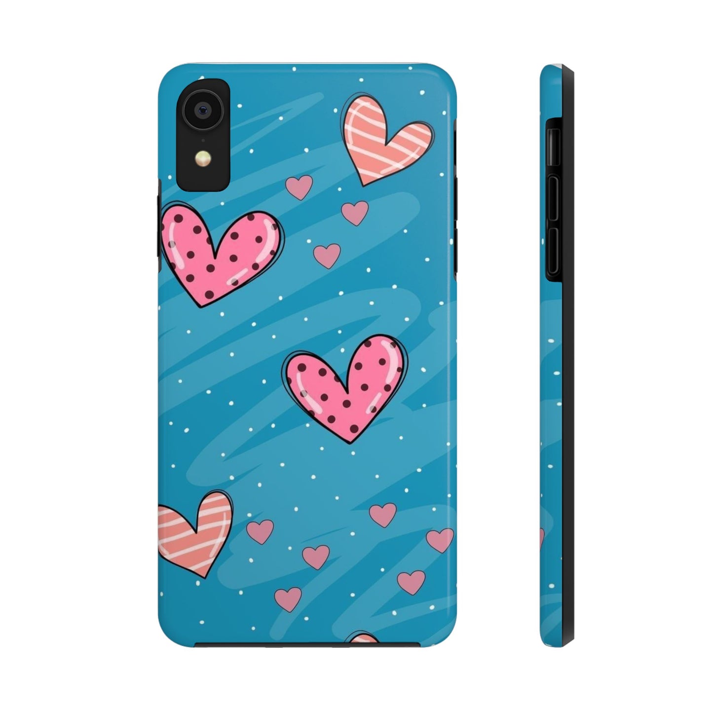 Colorful Heart Phone Case - Cute and Durable Design for Love and Friendship