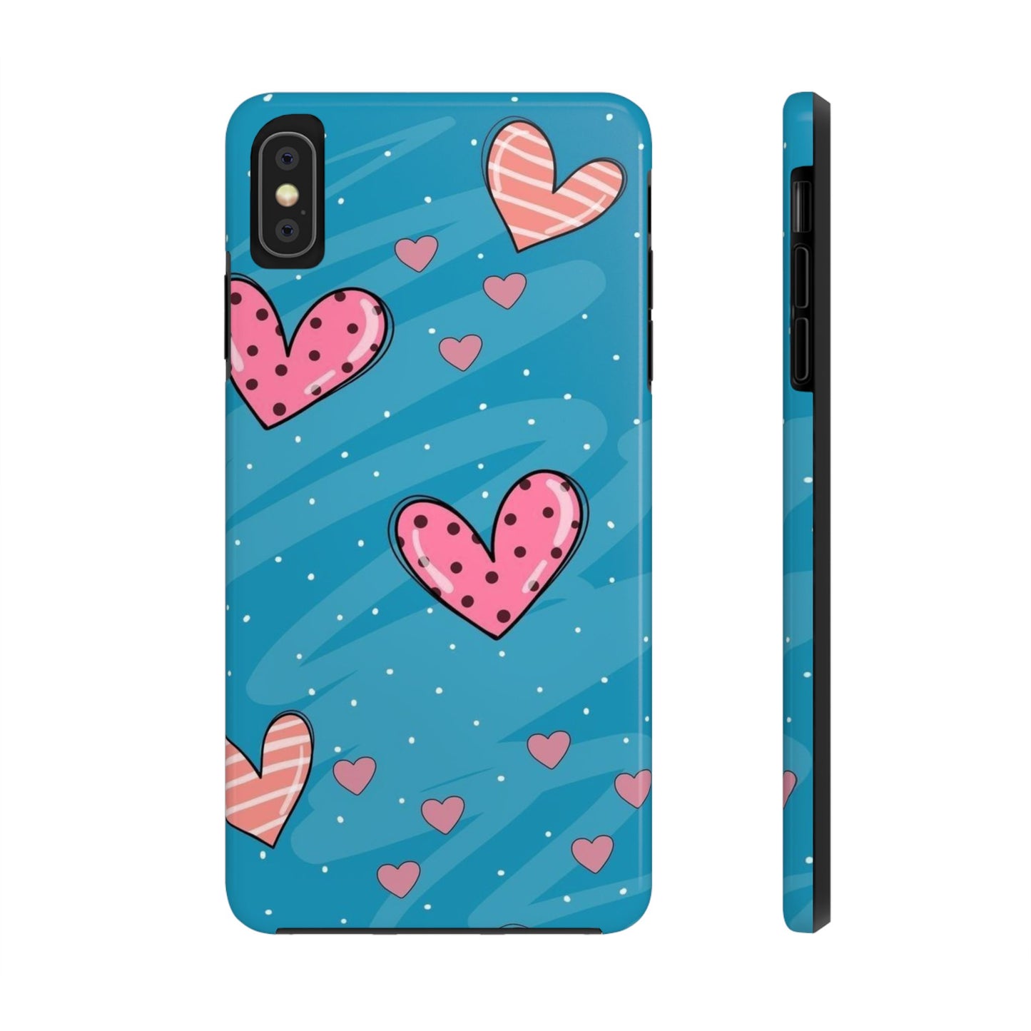 Colorful Heart Phone Case - Cute and Durable Design for Love and Friendship