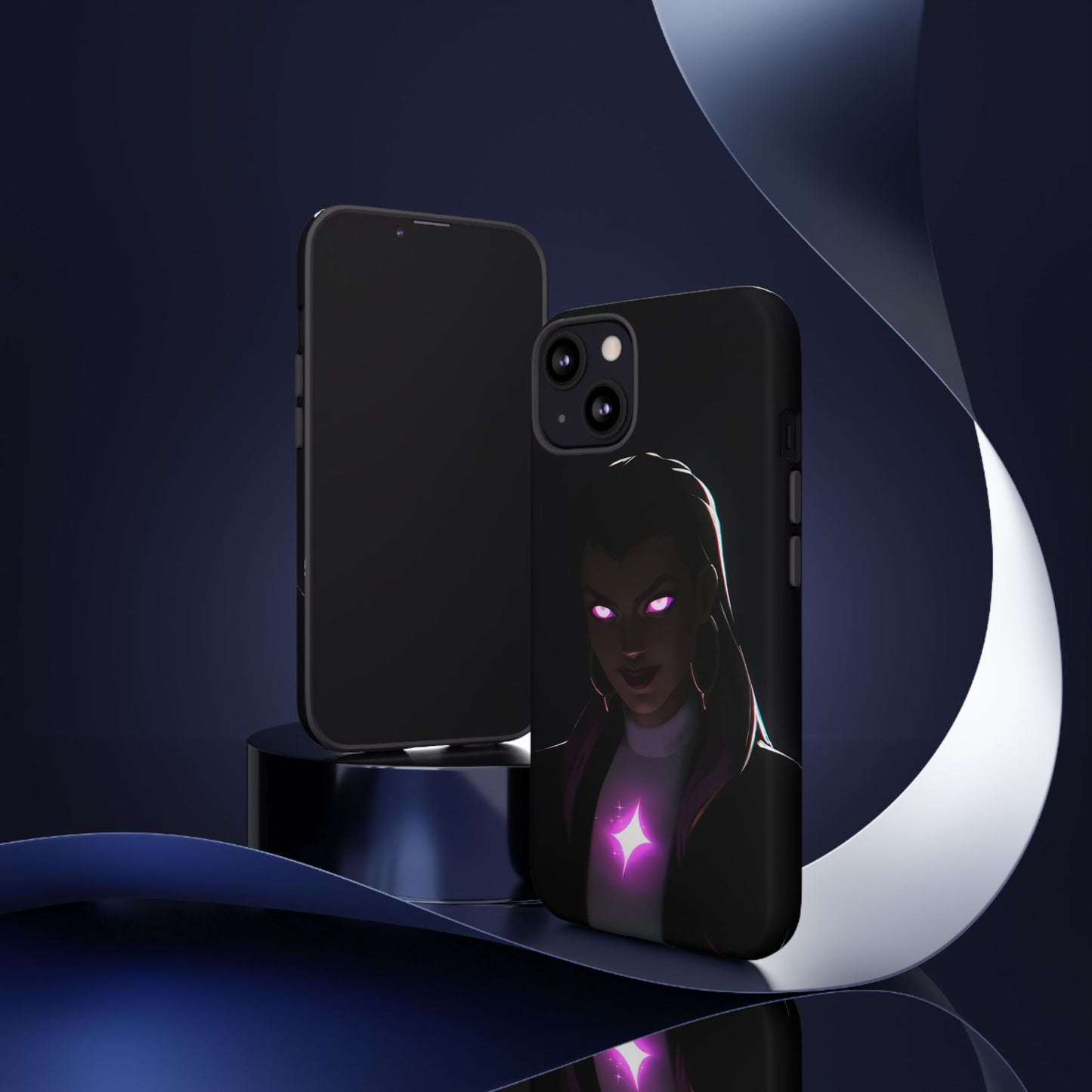 Tough Cases: Dark Magical Phone Case with Mystic Glow