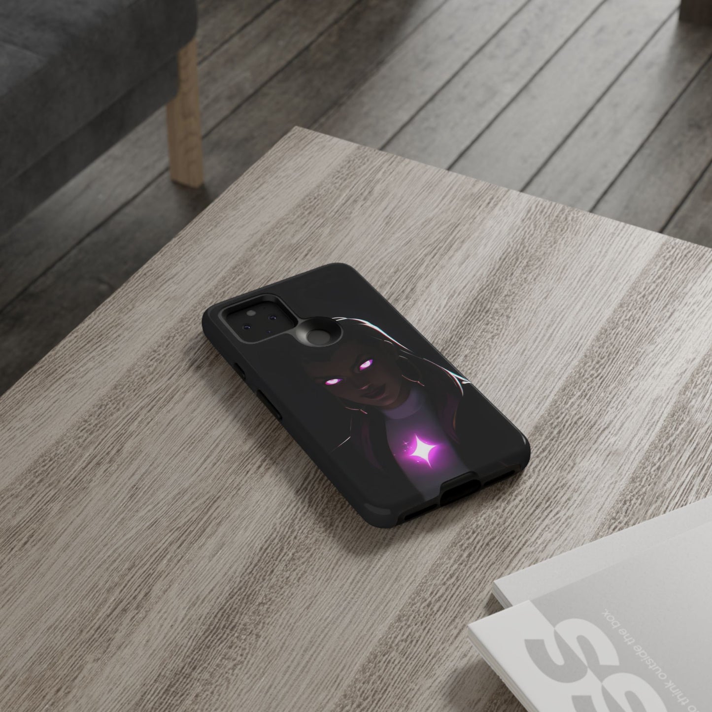 Tough Cases: Dark Magical Phone Case with Mystic Glow