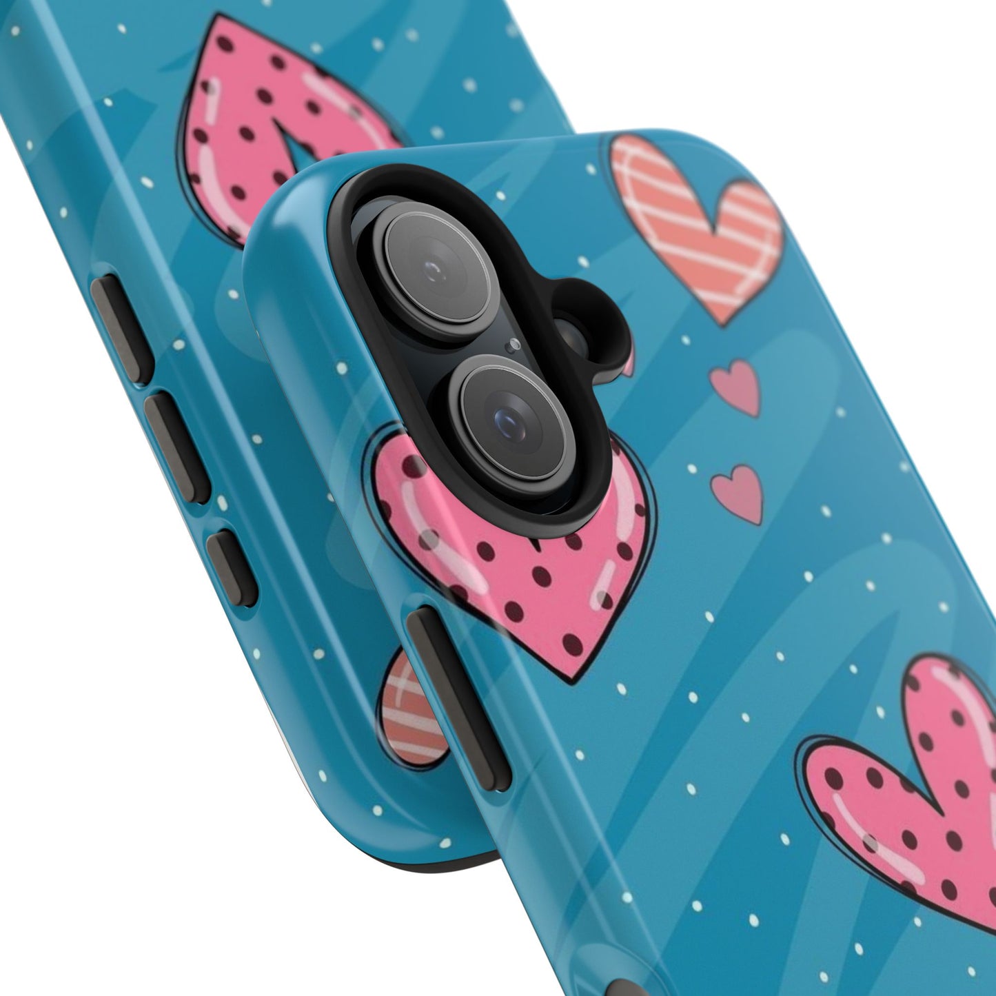 Colorful Heart Phone Case - Cute and Durable Design for Love and Friendship