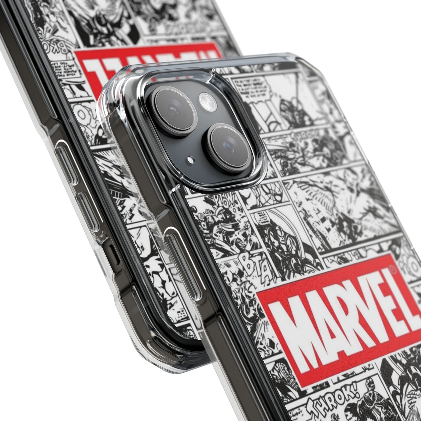 Marvel Comic Magnetic Clear Impact Case - Durable Protection for Superhero Fans