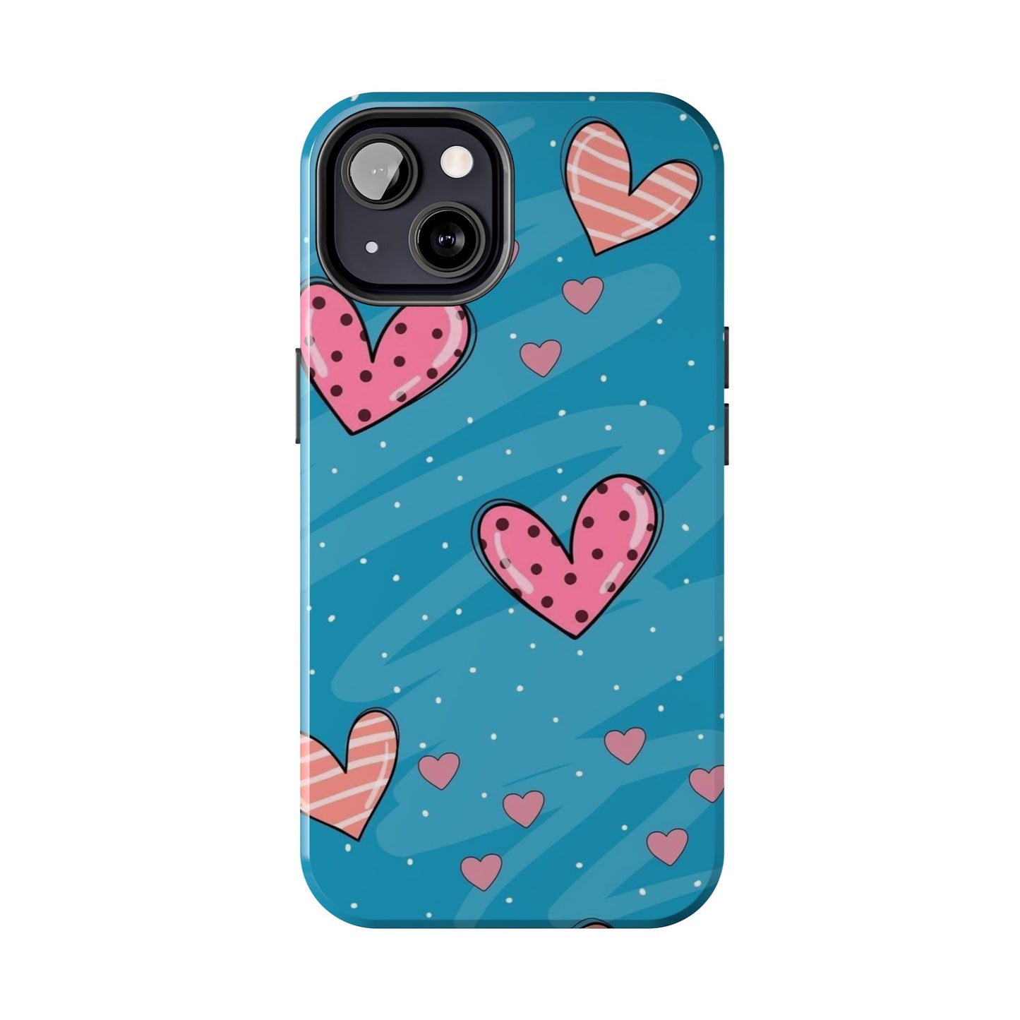 Colorful Heart Phone Case - Cute and Durable Design for Love and Friendship