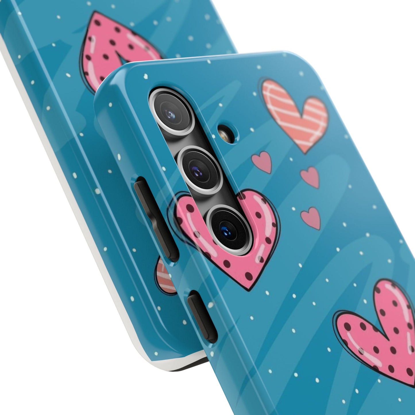 Colorful Heart Phone Case - Cute and Durable Design for Love and Friendship