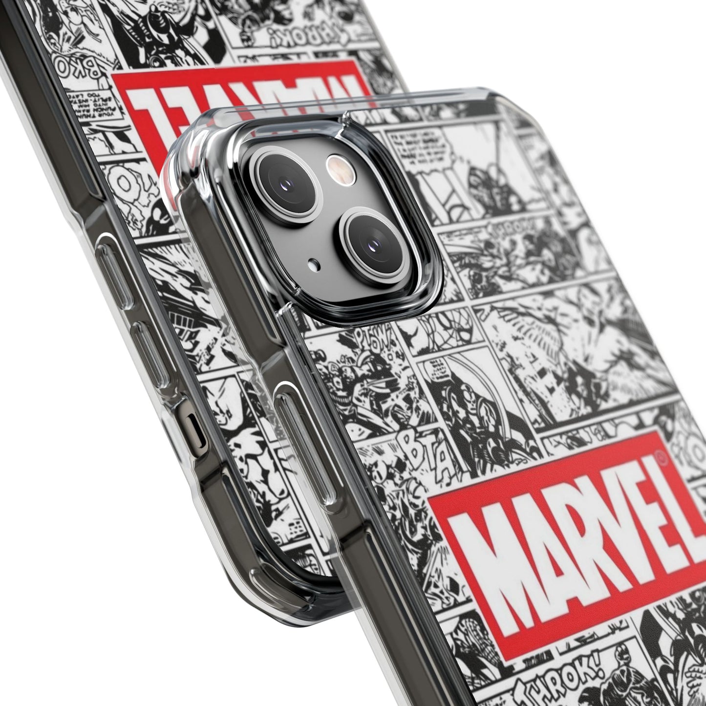 Marvel Comic Magnetic Clear Impact Case - Durable Protection for Superhero Fans