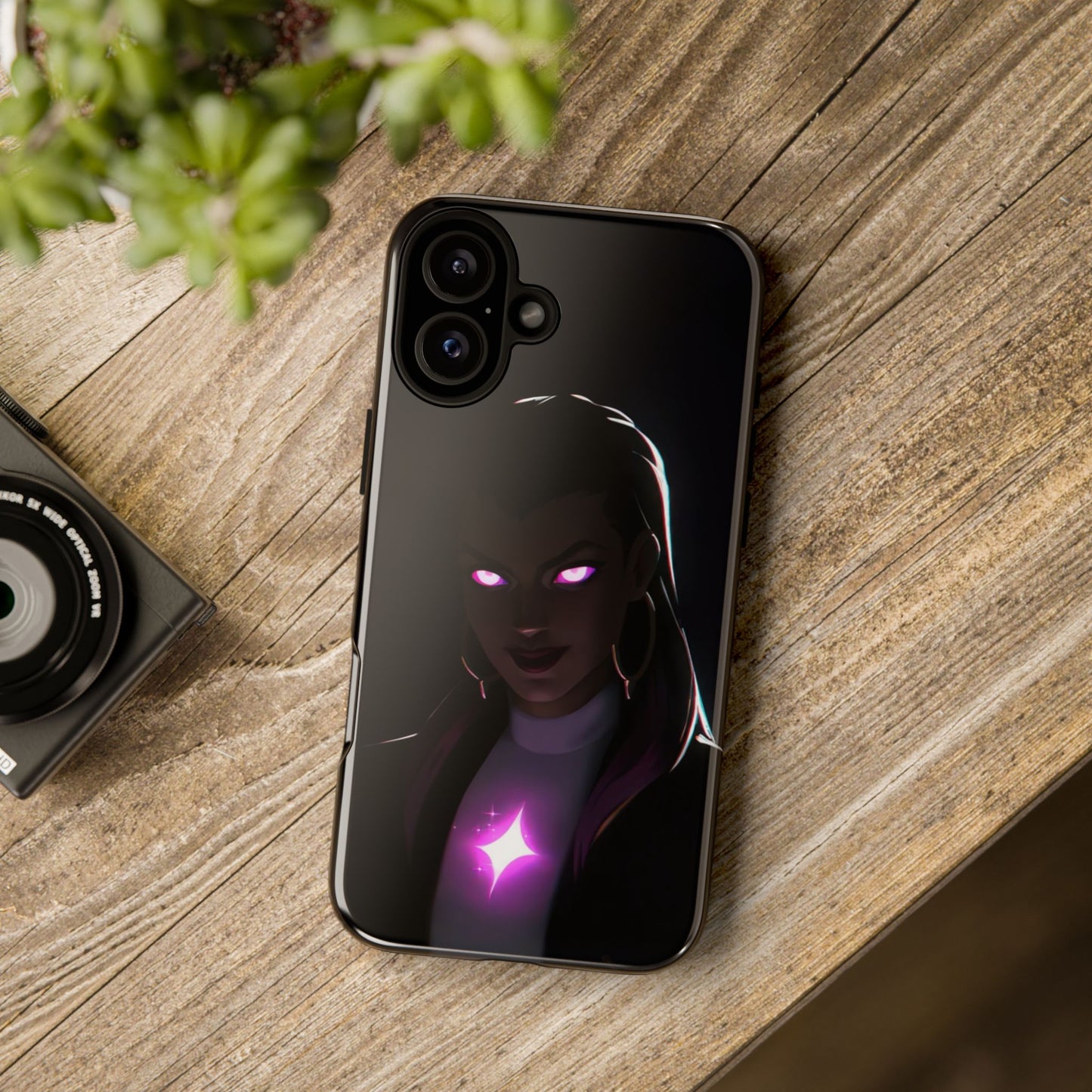 Tough Cases: Dark Magical Phone Case with Mystic Glow