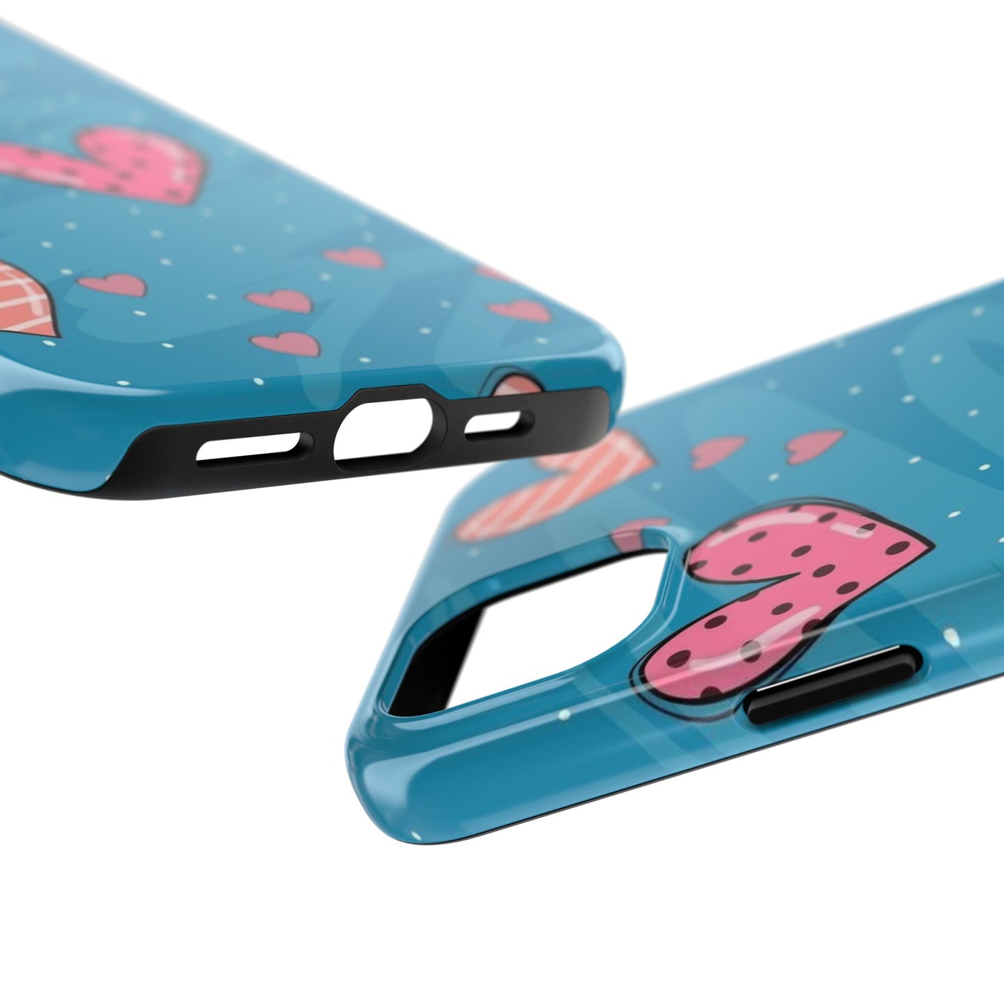 Colorful Heart Phone Case - Cute and Durable Design for Love and Friendship