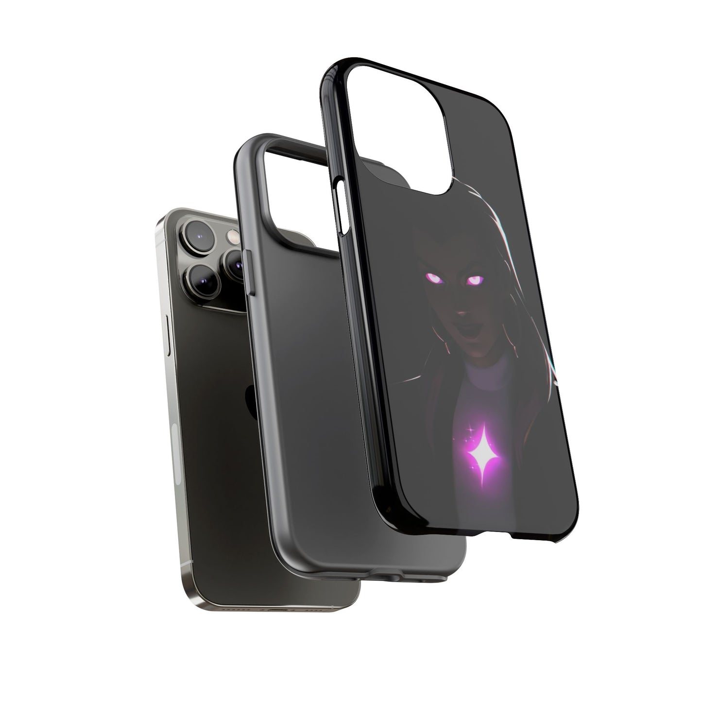 Tough Cases: Dark Magical Phone Case with Mystic Glow