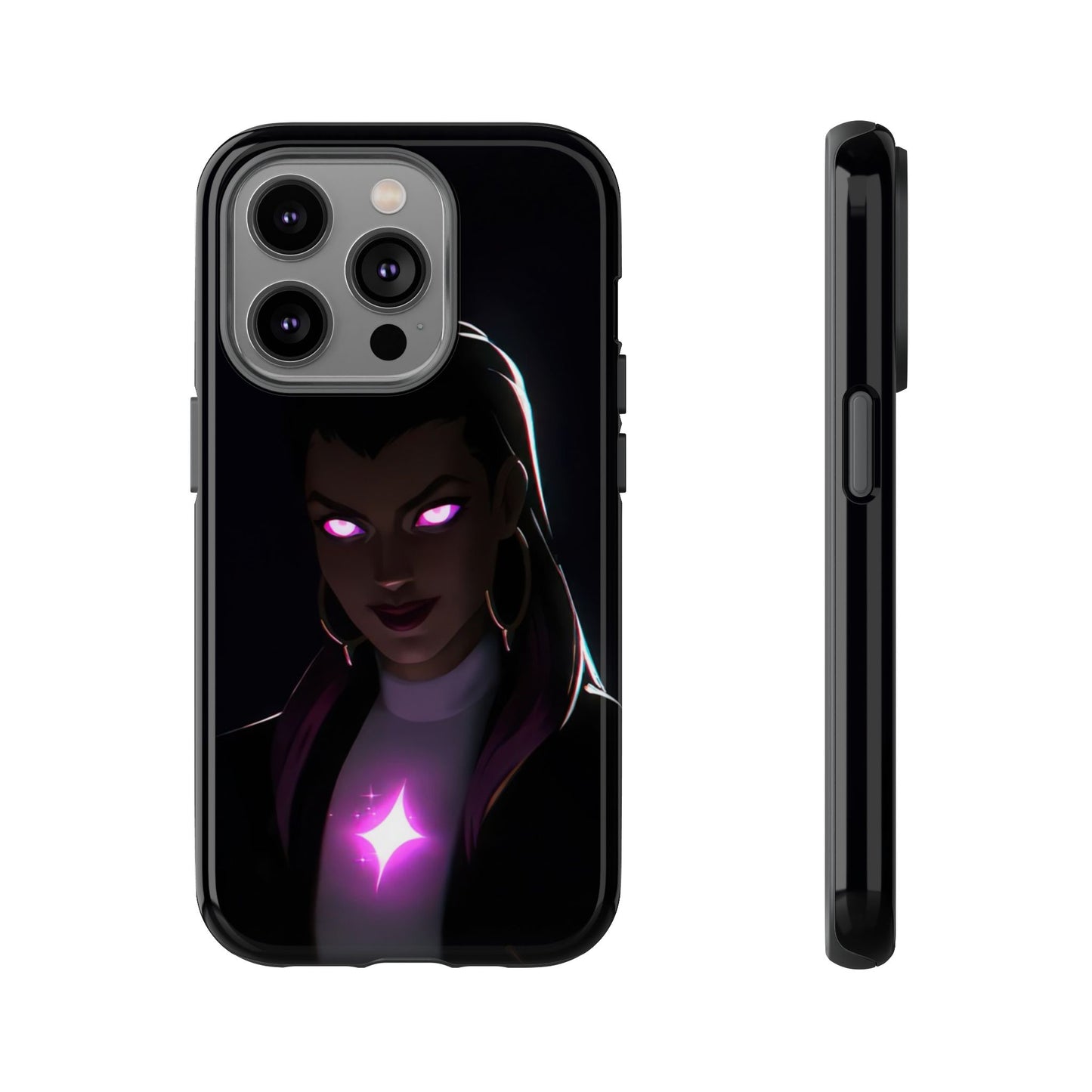 Tough Cases: Dark Magical Phone Case with Mystic Glow