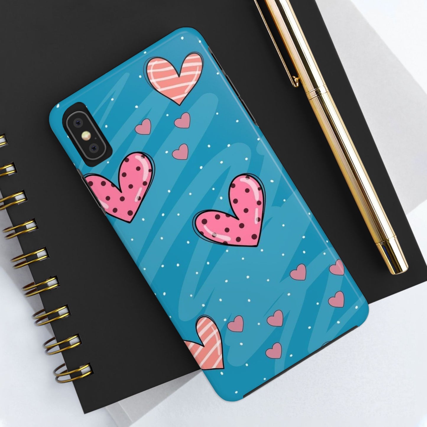 Colorful Heart Phone Case - Cute and Durable Design for Love and Friendship