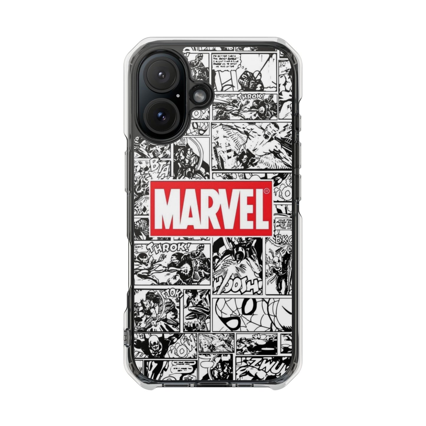 Marvel Comic Magnetic Clear Impact Case - Durable Protection for Superhero Fans