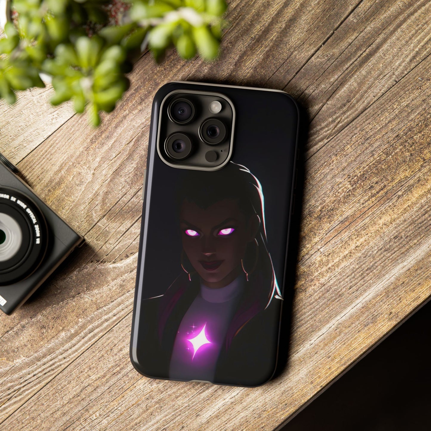 Tough Cases: Dark Magical Phone Case with Mystic Glow