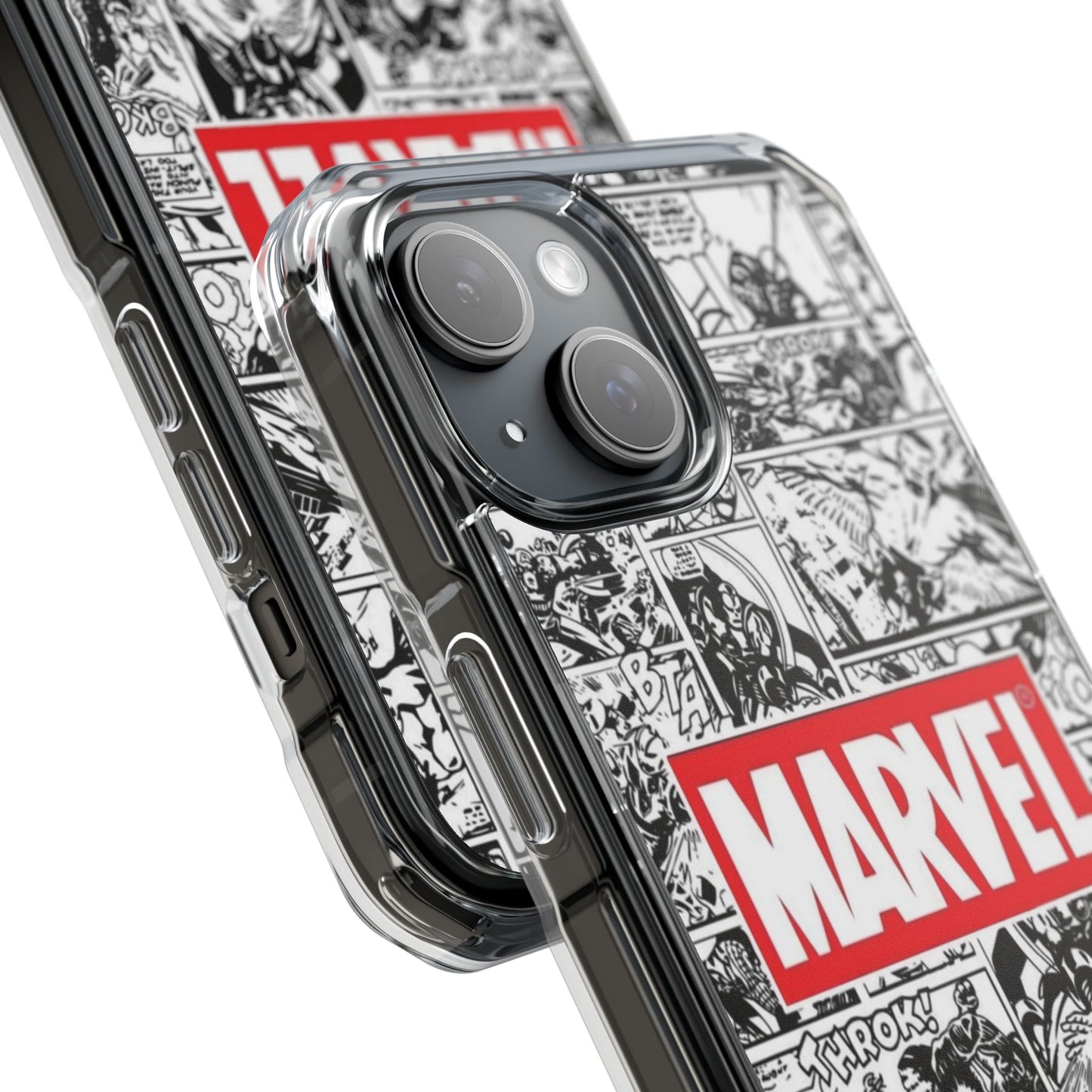 Marvel Comic Magnetic Clear Impact Case - Durable Protection for Superhero Fans