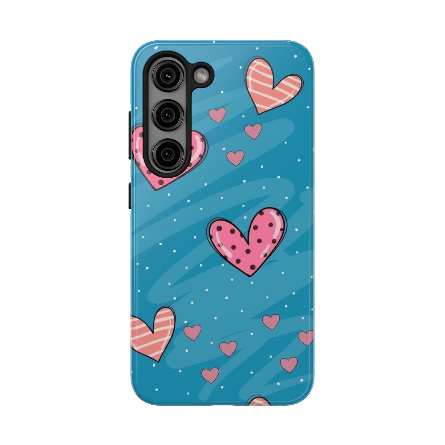 Colorful Heart Phone Case - Cute and Durable Design for Love and Friendship