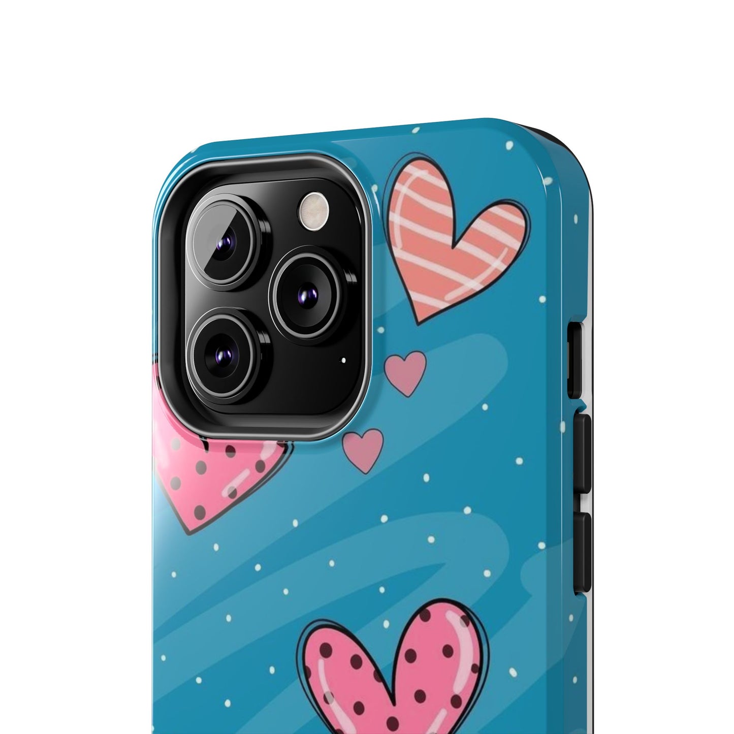 Colorful Heart Phone Case - Cute and Durable Design for Love and Friendship