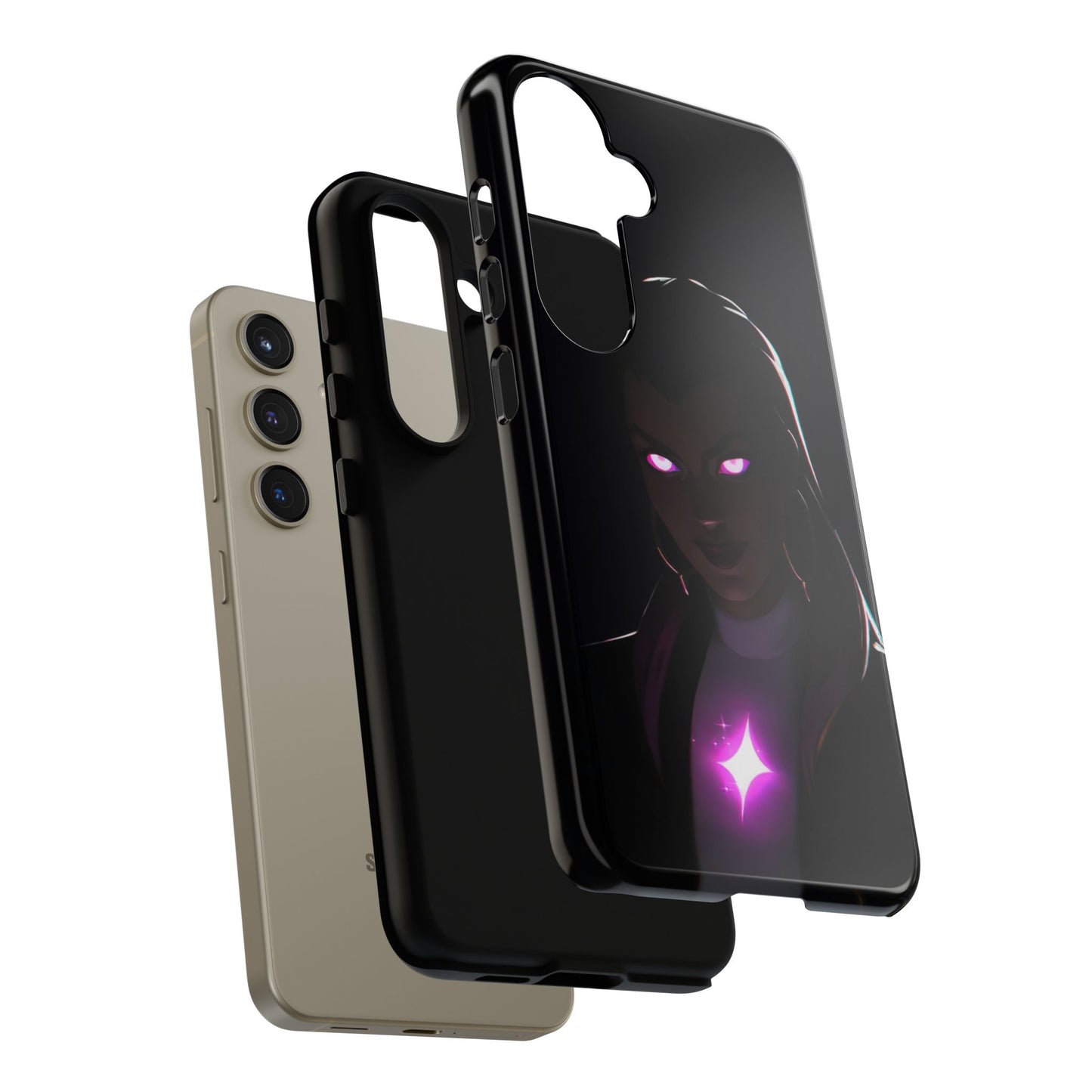 Tough Cases: Dark Magical Phone Case with Mystic Glow