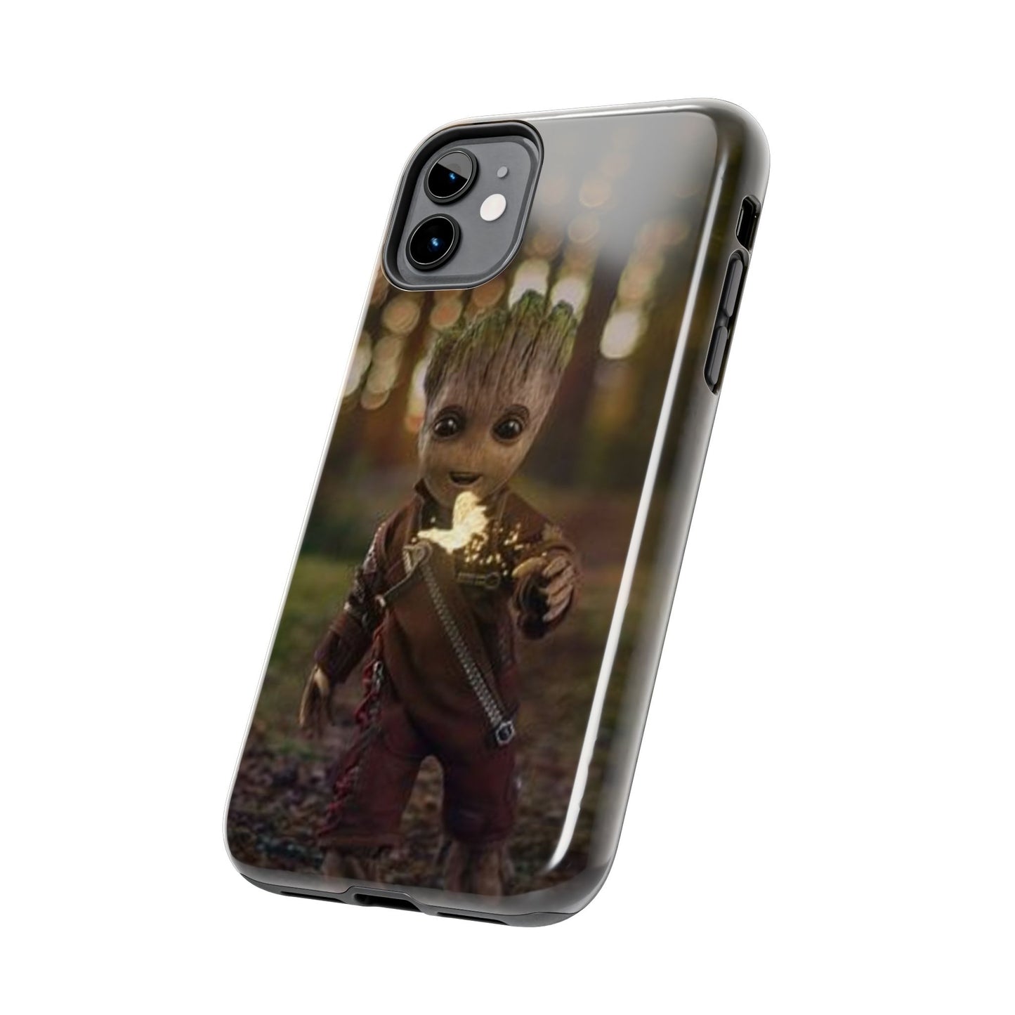 Cute Groot Phone Case - Durable Tough Case for Marvel Fans