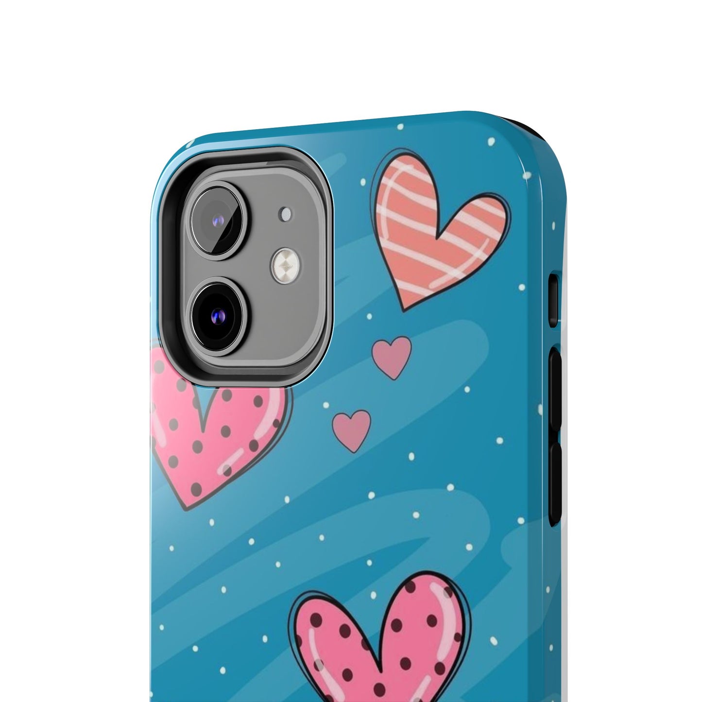 Colorful Heart Phone Case - Cute and Durable Design for Love and Friendship