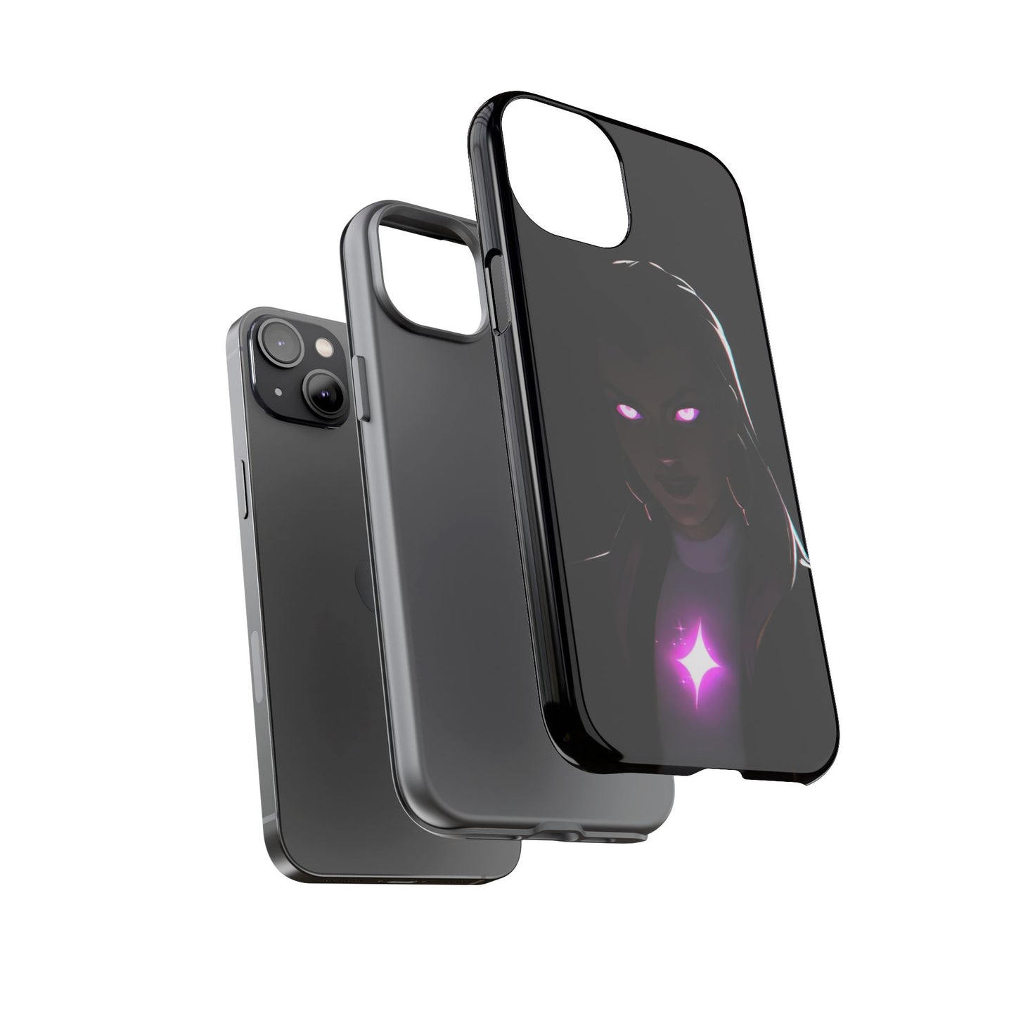 Tough Cases: Dark Magical Phone Case with Mystic Glow