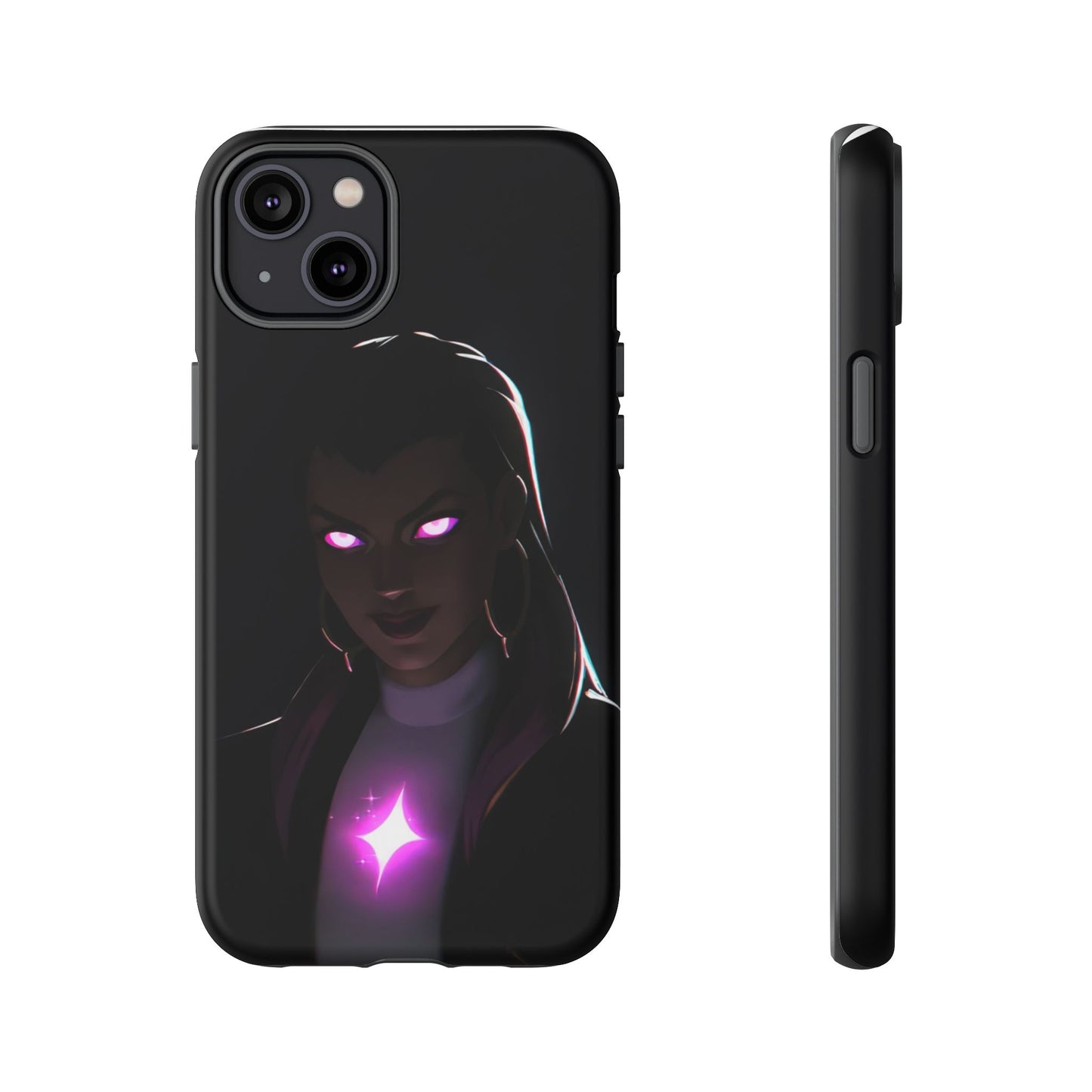 Tough Cases: Dark Magical Phone Case with Mystic Glow