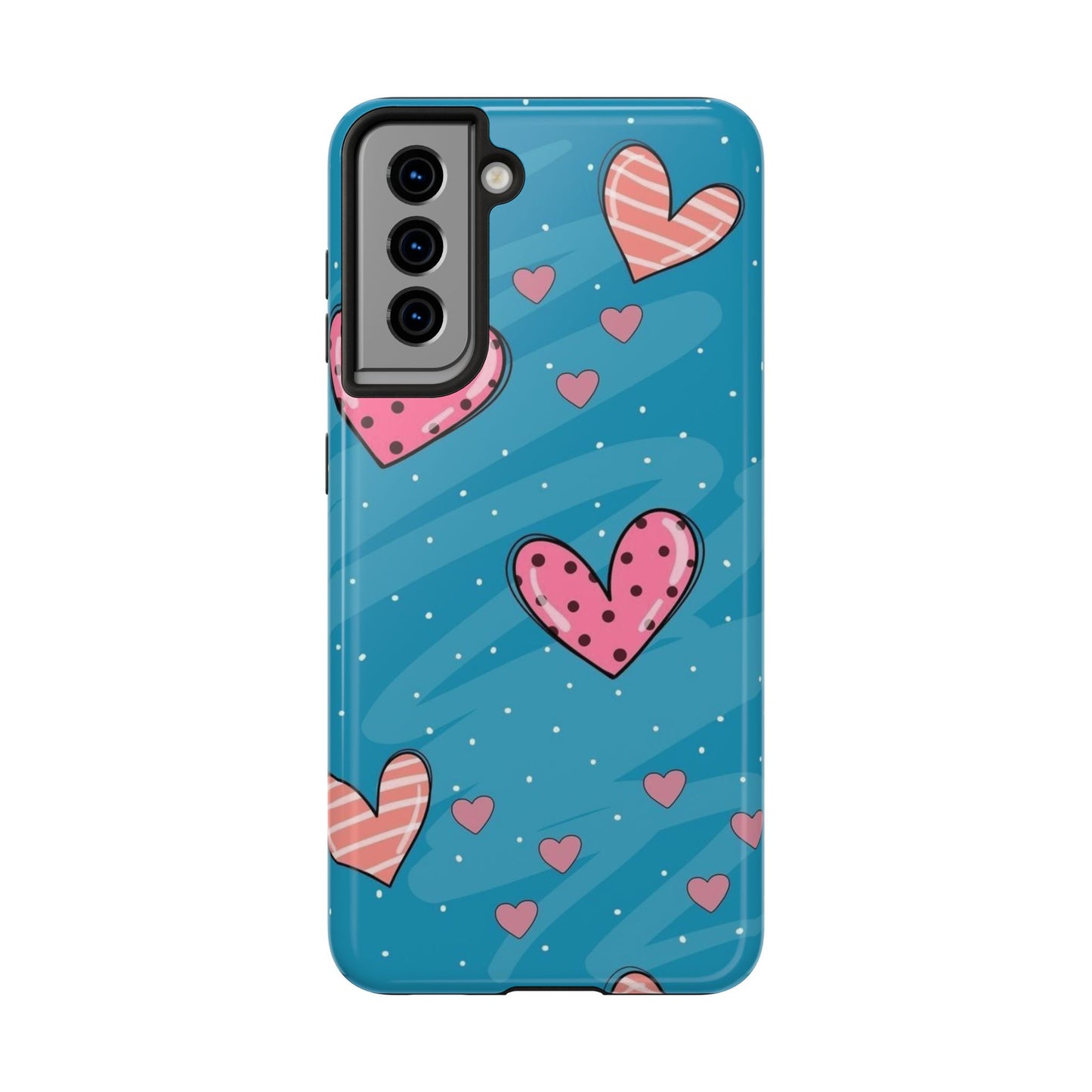 Colorful Heart Phone Case - Cute and Durable Design for Love and Friendship