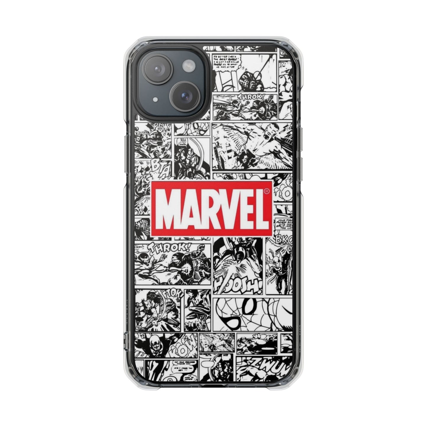 Marvel Comic Magnetic Clear Impact Case - Durable Protection for Superhero Fans