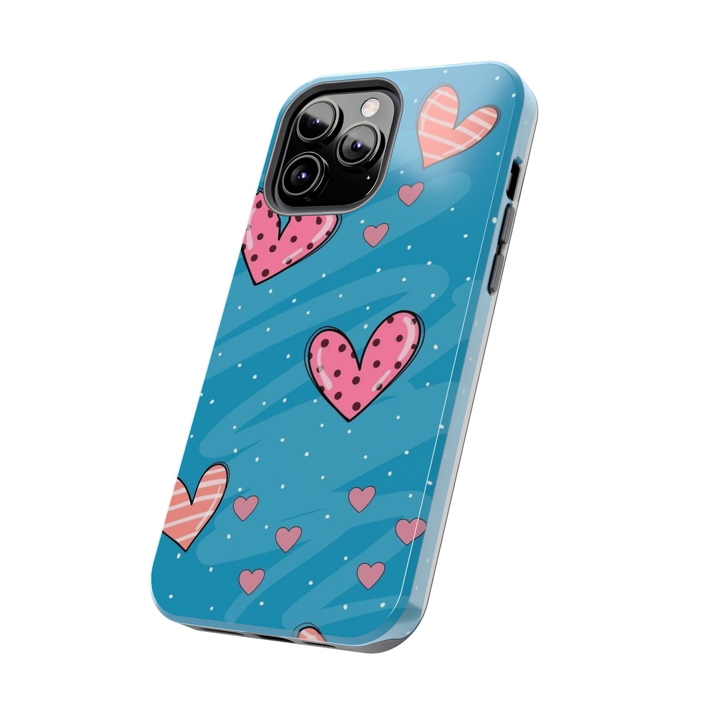 Colorful Heart Phone Case - Cute and Durable Design for Love and Friendship