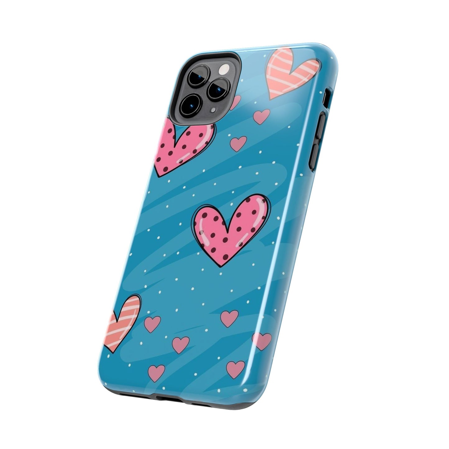 Colorful Heart Phone Case - Cute and Durable Design for Love and Friendship