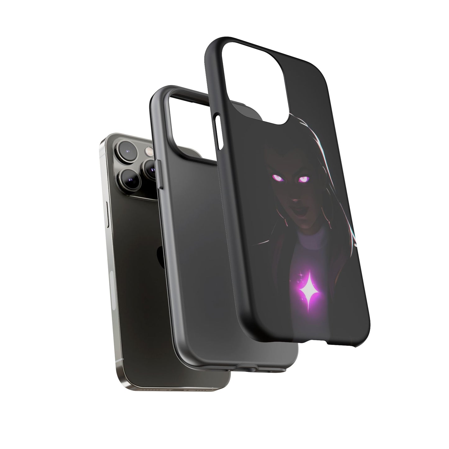 Tough Cases: Dark Magical Phone Case with Mystic Glow