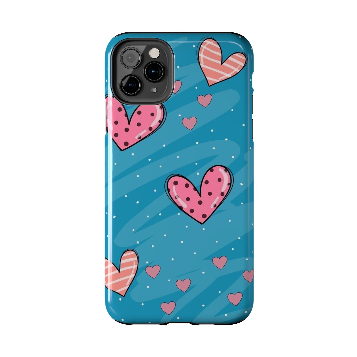 Colorful Heart Phone Case - Cute and Durable Design for Love and Friendship