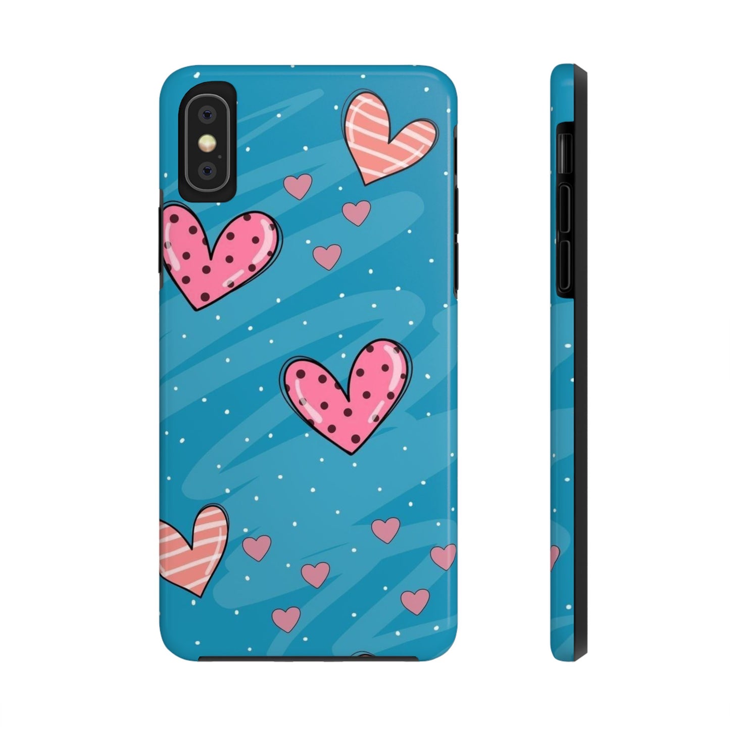 Colorful Heart Phone Case - Cute and Durable Design for Love and Friendship