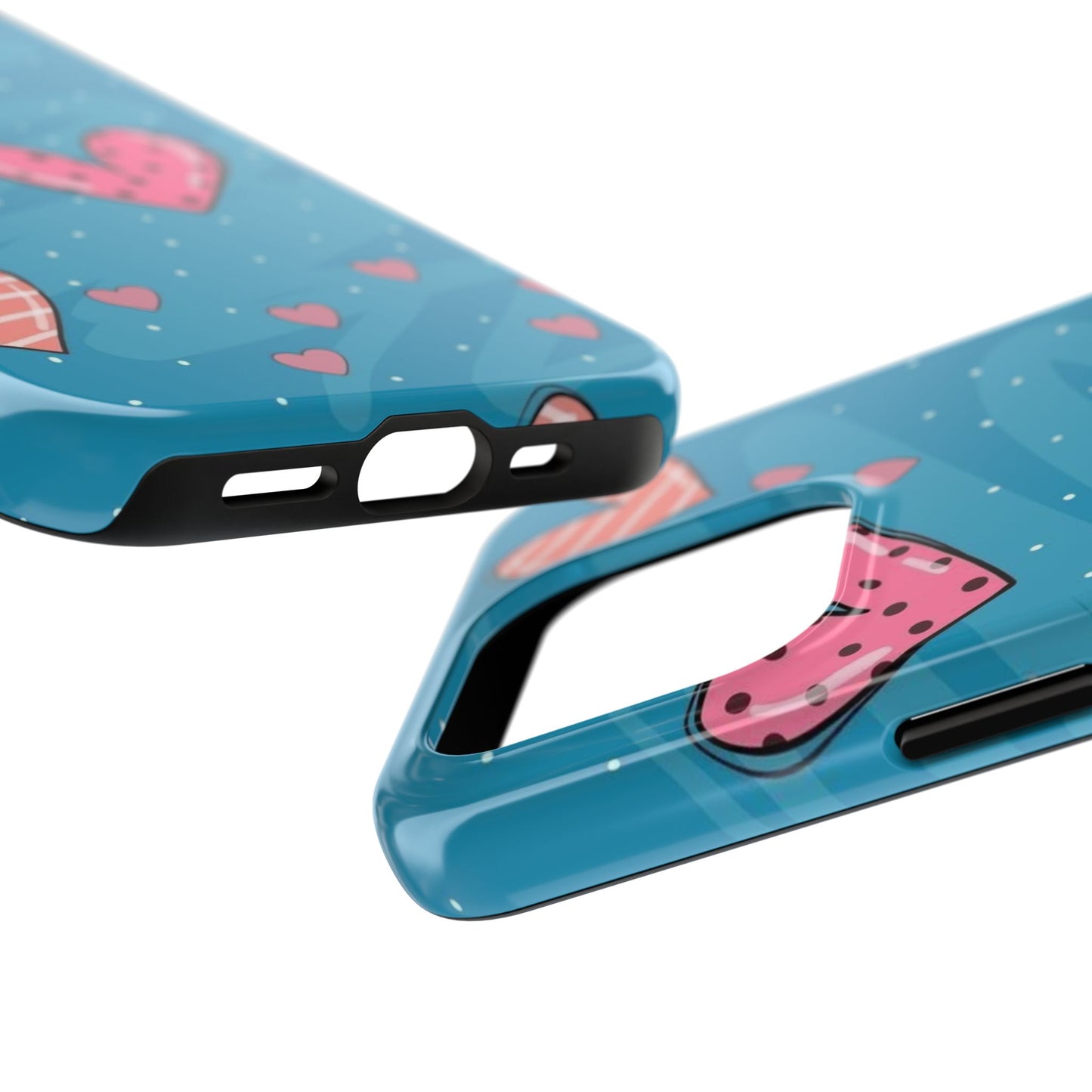 Colorful Heart Phone Case - Cute and Durable Design for Love and Friendship