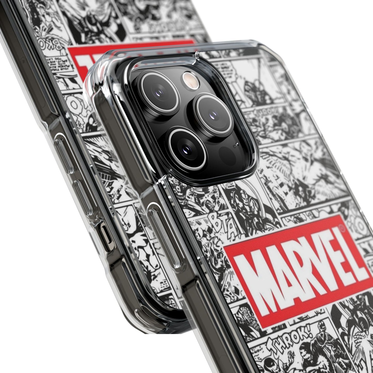 Marvel Comic Magnetic Clear Impact Case - Durable Protection for Superhero Fans