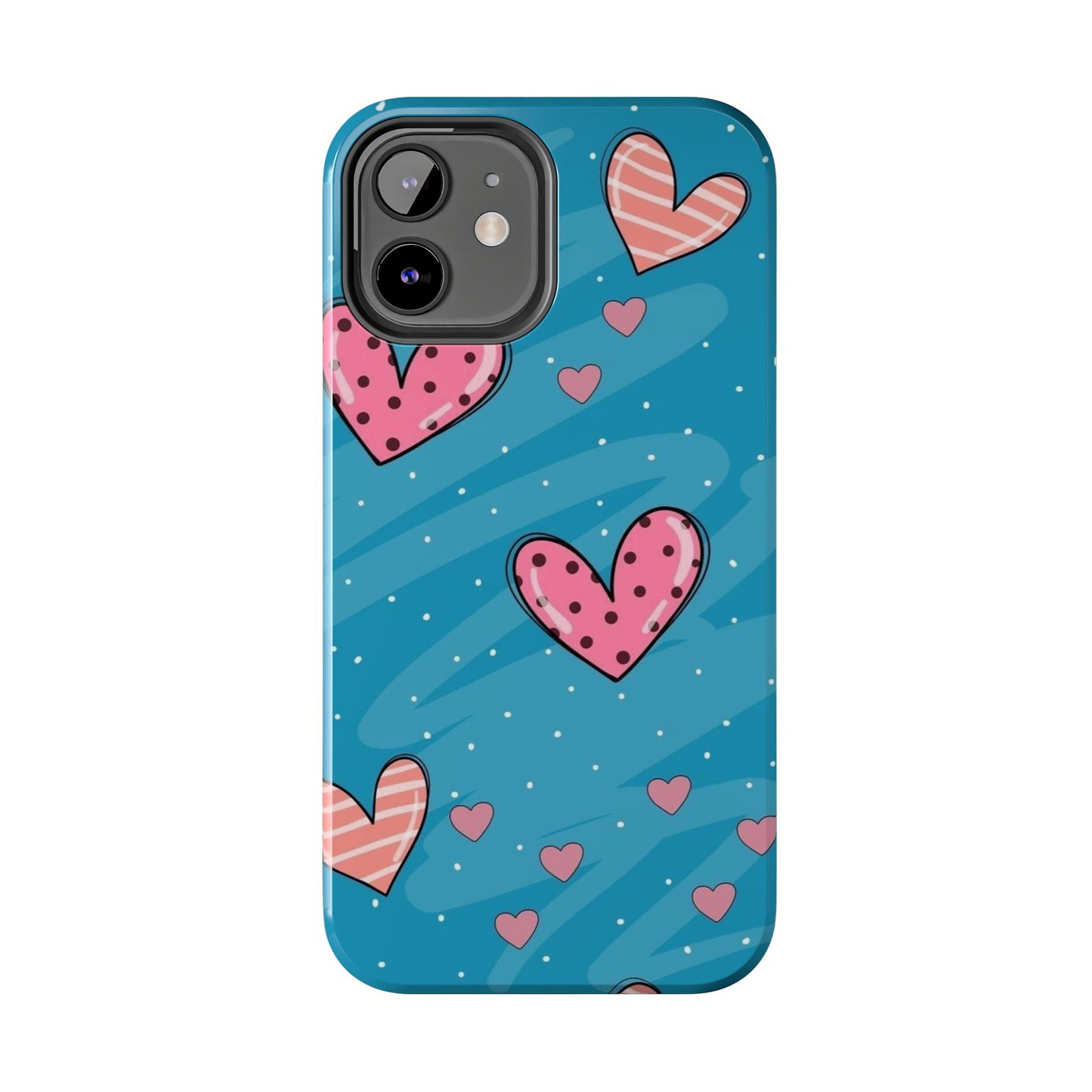 Colorful Heart Phone Case - Cute and Durable Design for Love and Friendship