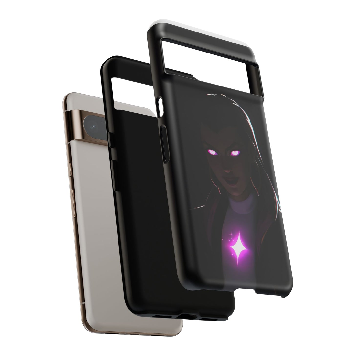 Tough Cases: Dark Magical Phone Case with Mystic Glow