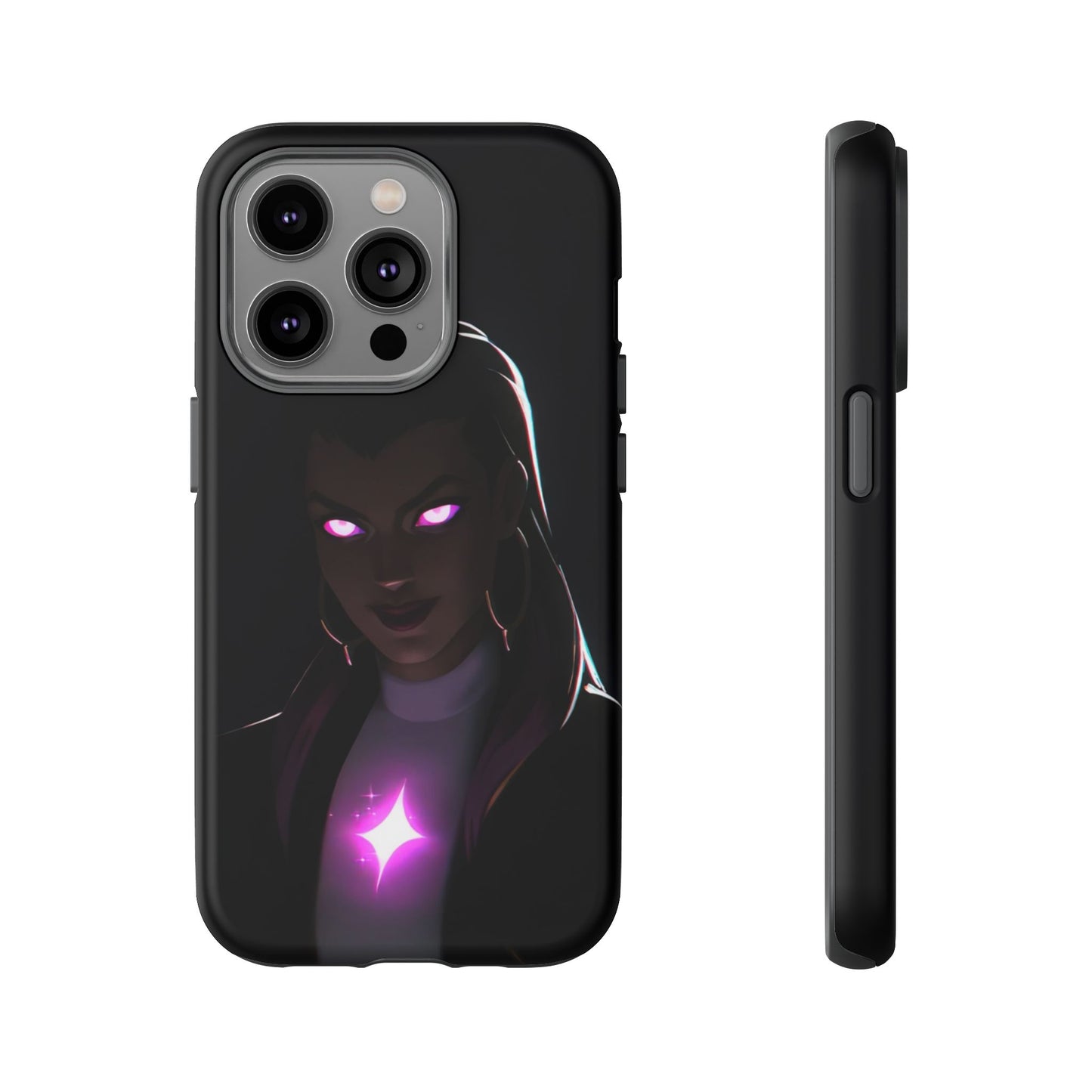 Tough Cases: Dark Magical Phone Case with Mystic Glow