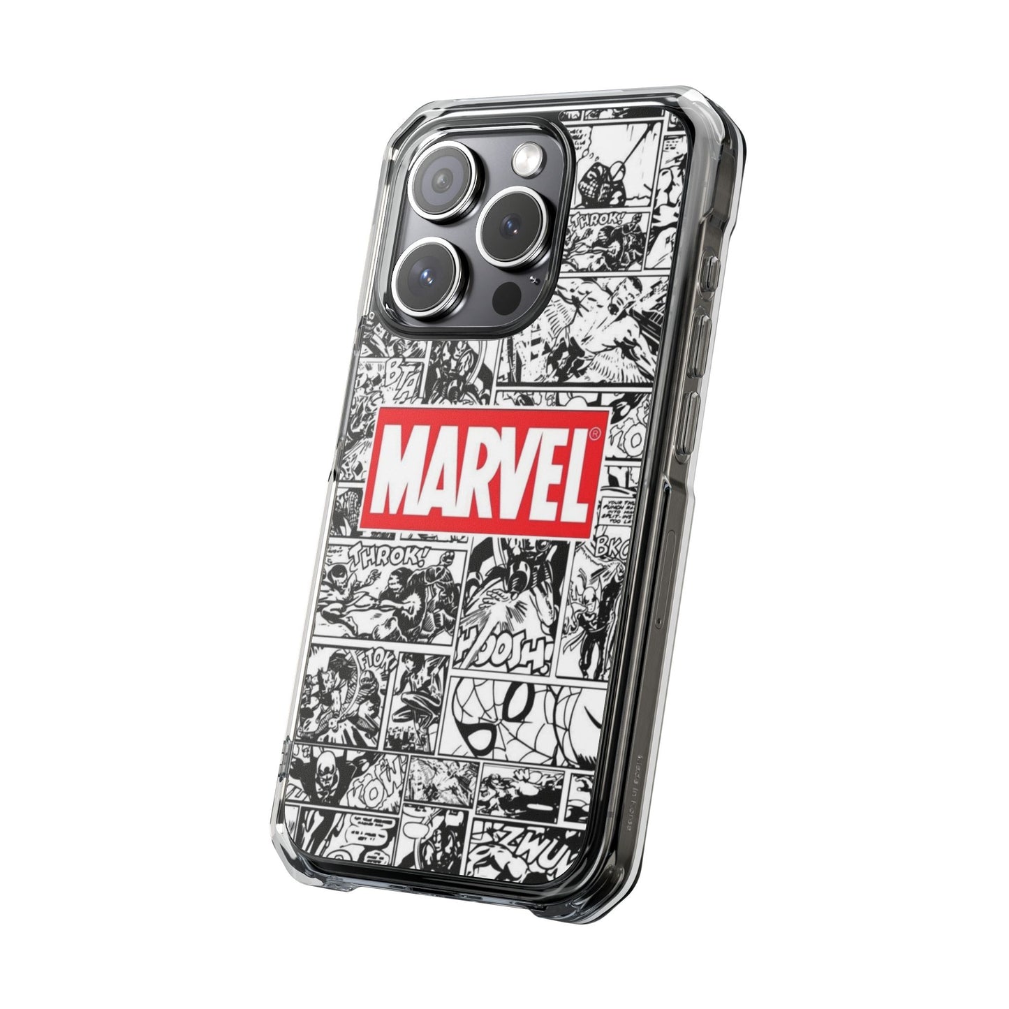 Marvel Comic Magnetic Clear Impact Case - Durable Protection for Superhero Fans