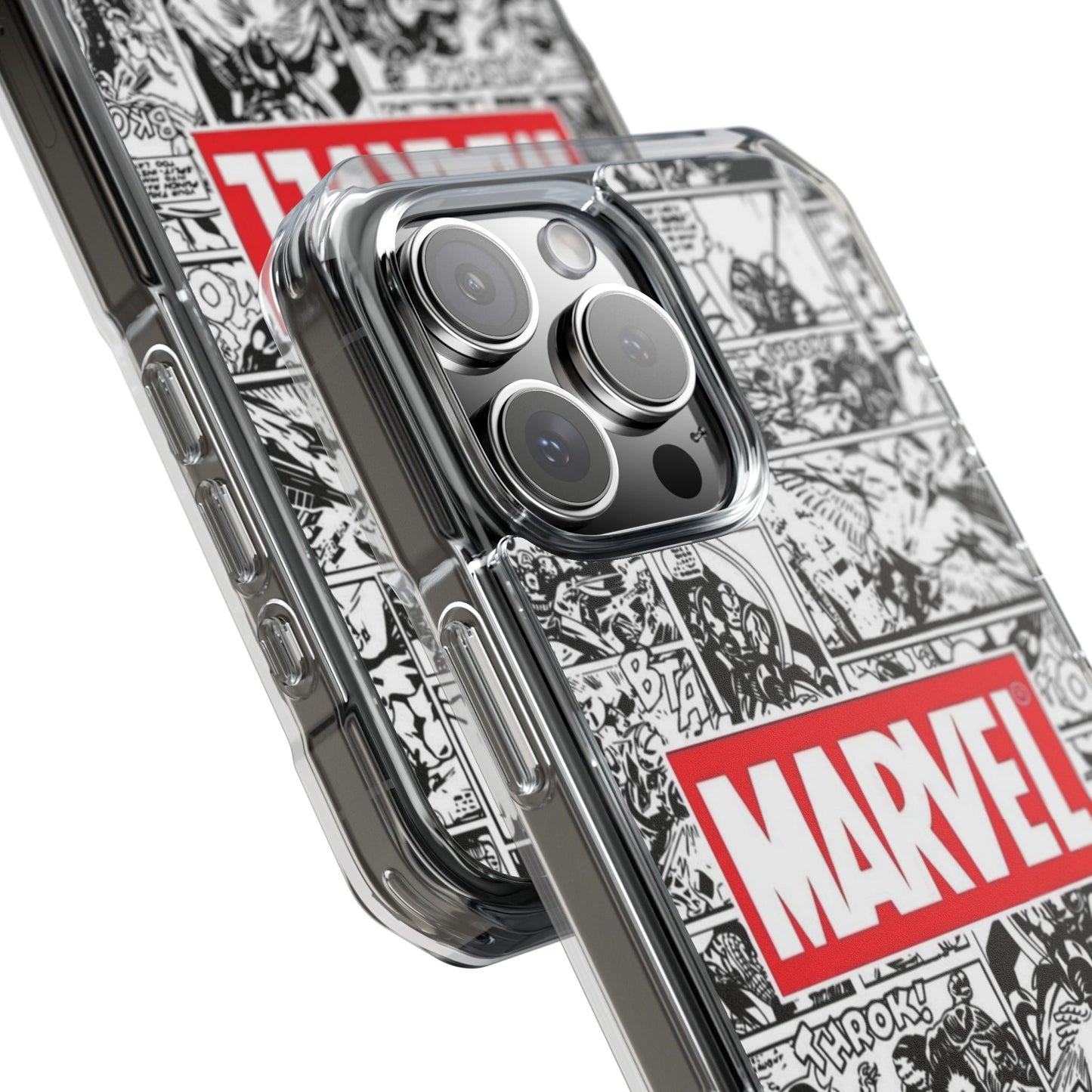 Marvel Comic Magnetic Clear Impact Case - Durable Protection for Superhero Fans