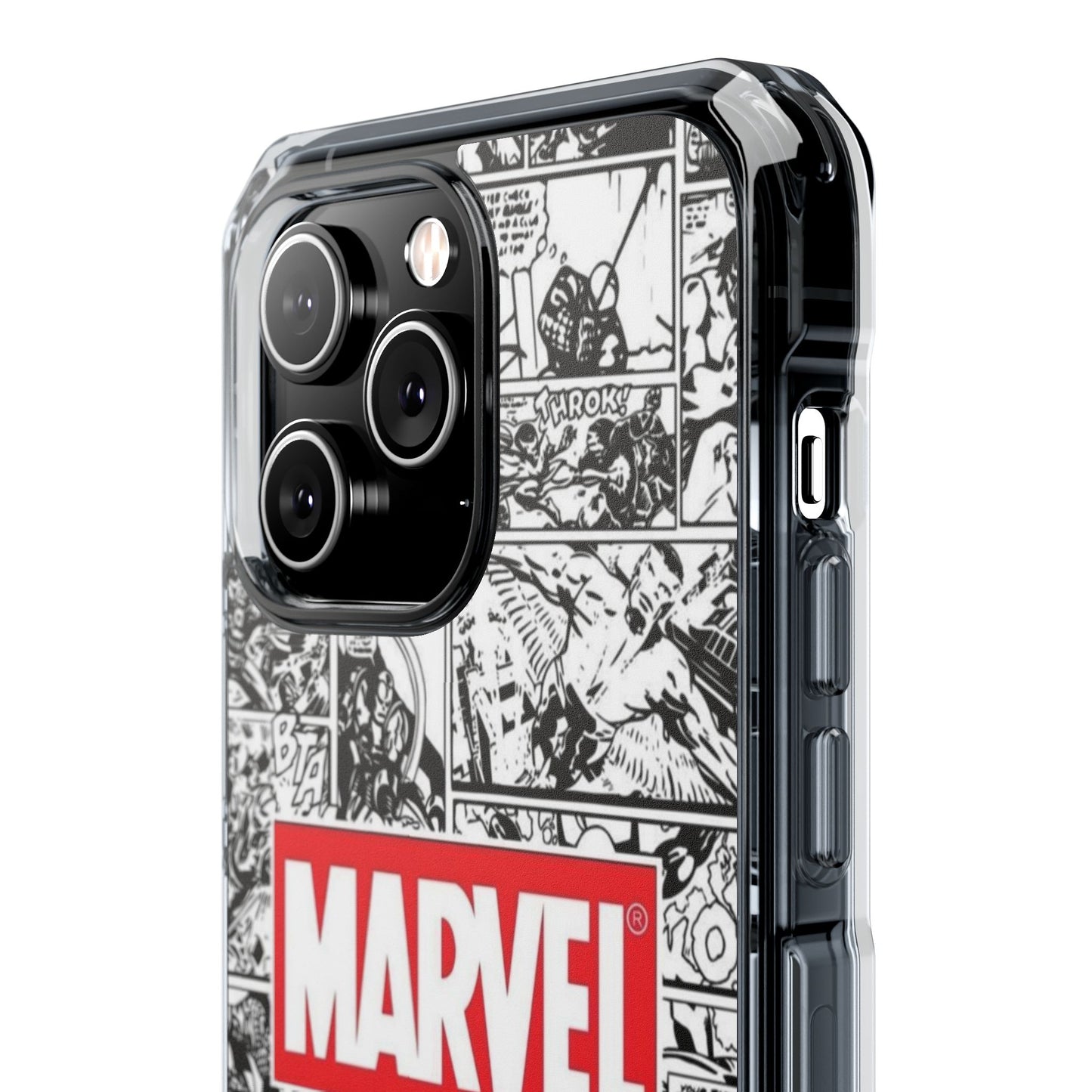 Marvel Comic Magnetic Clear Impact Case - Durable Protection for Superhero Fans