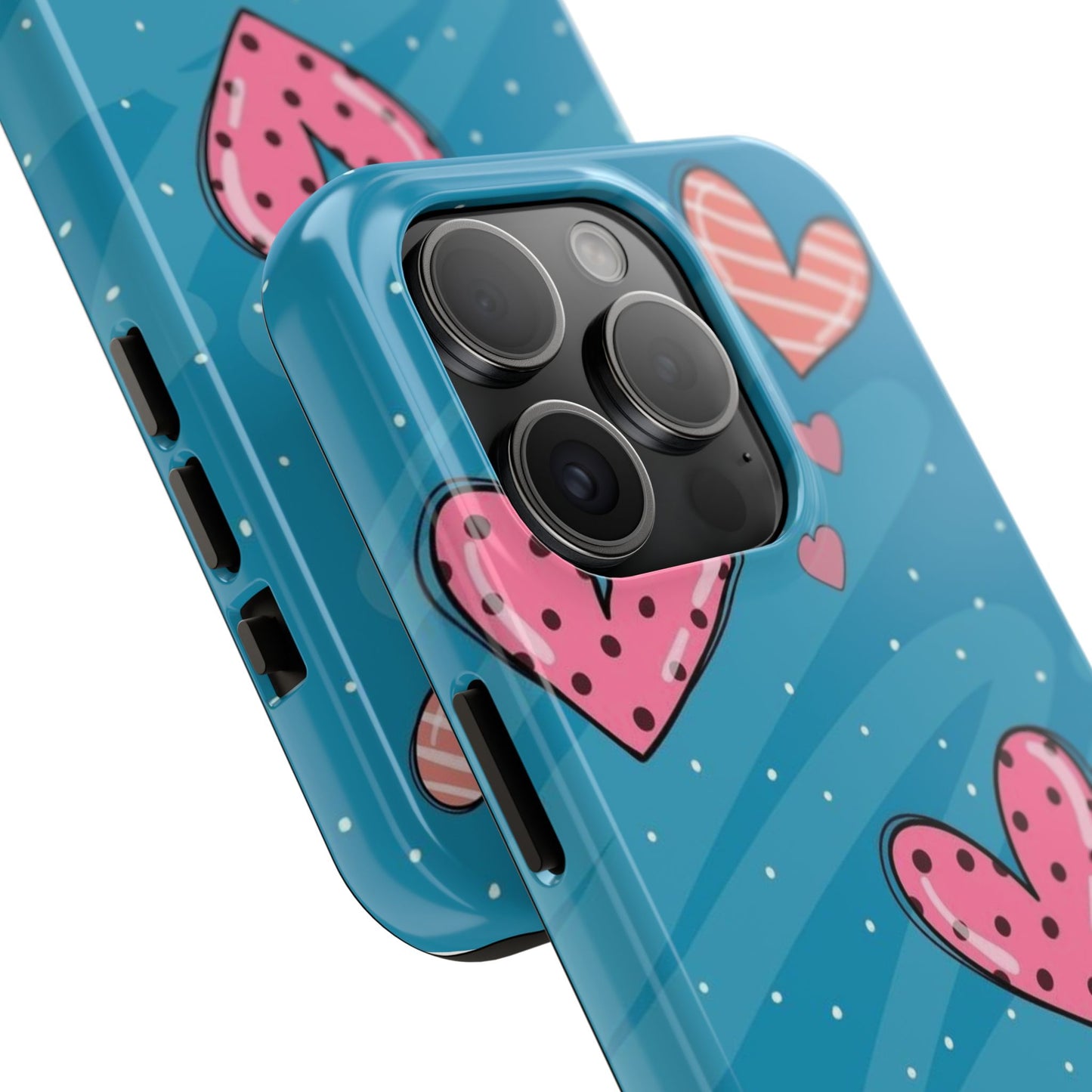 Colorful Heart Phone Case - Cute and Durable Design for Love and Friendship