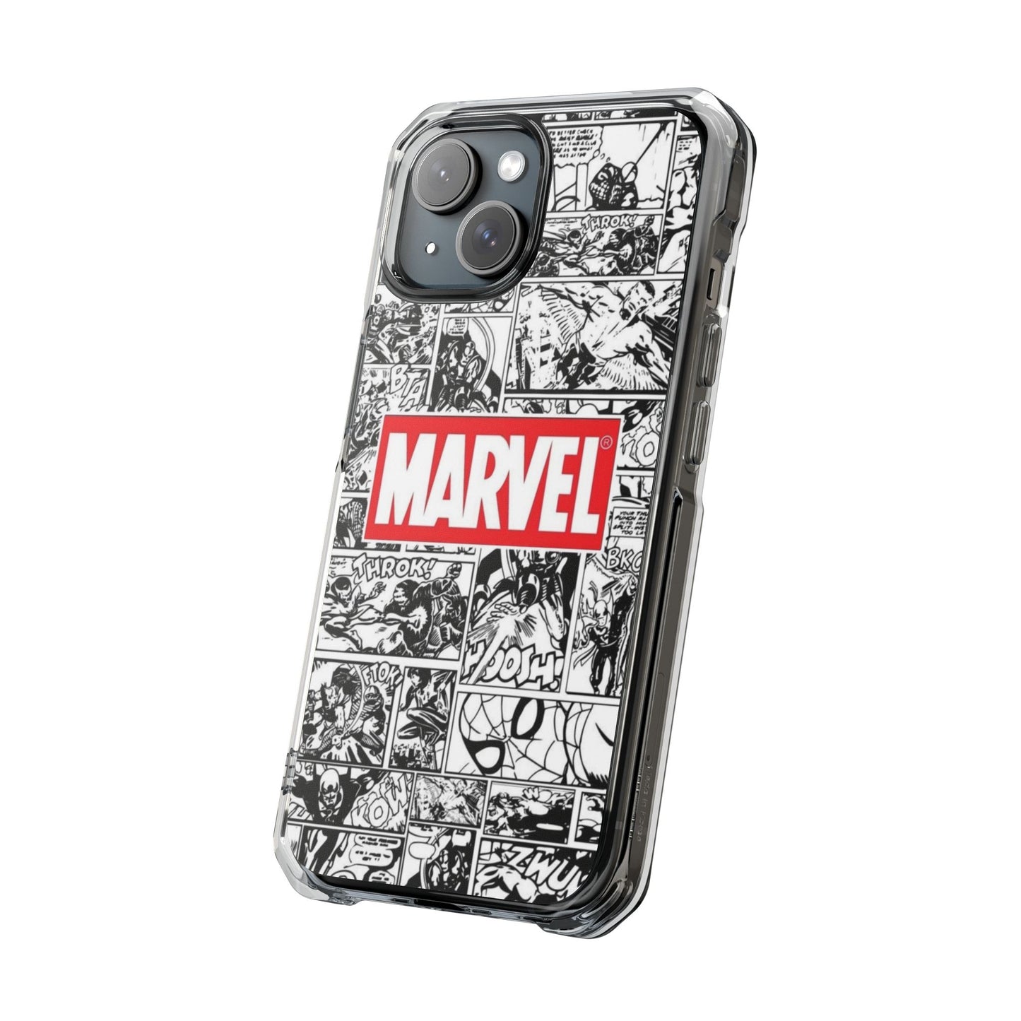 Marvel Comic Magnetic Clear Impact Case - Durable Protection for Superhero Fans