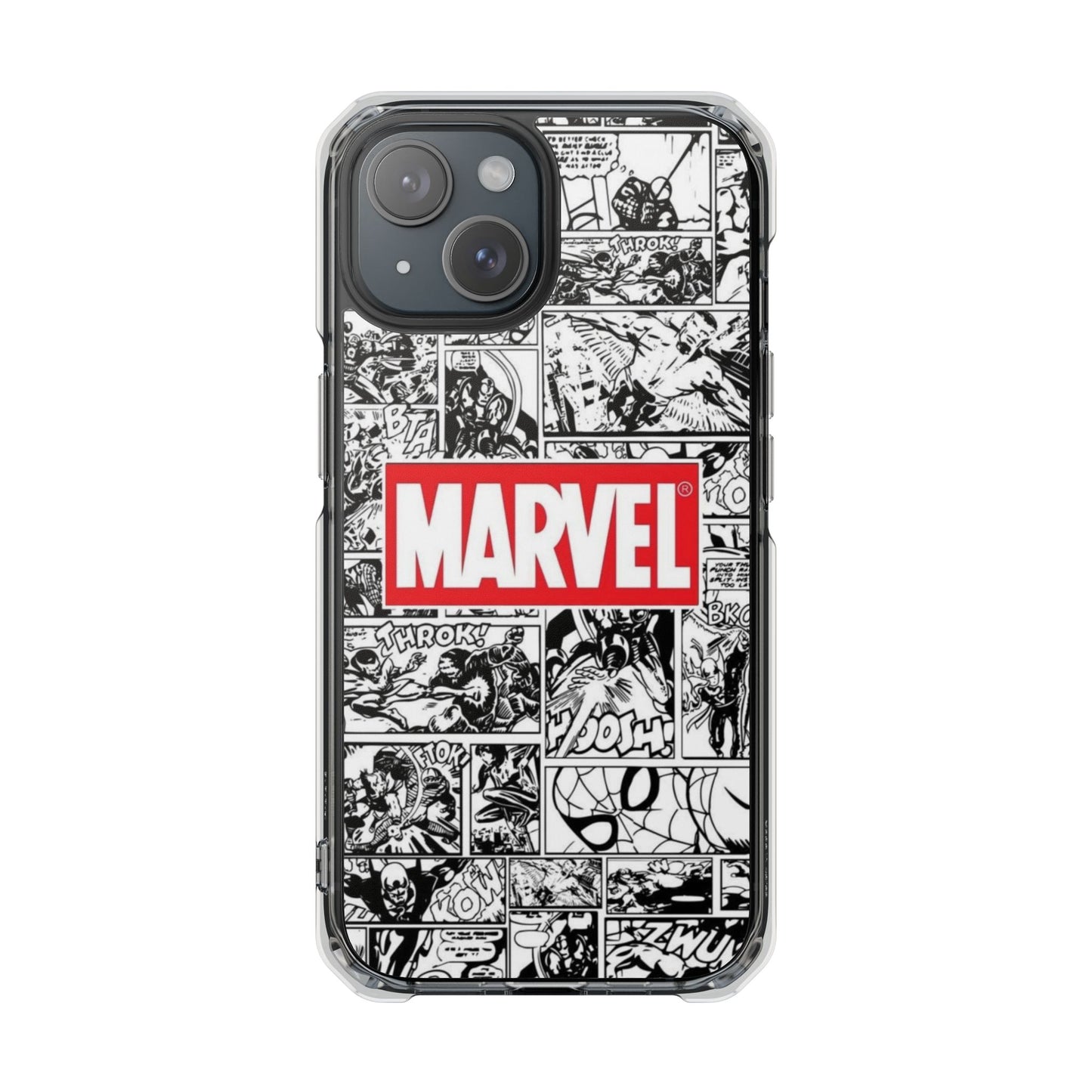 Marvel Comic Magnetic Clear Impact Case - Durable Protection for Superhero Fans