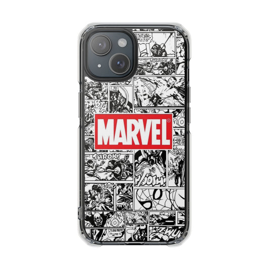 Marvel Comic Magnetic Clear Impact Case - Durable Protection for Superhero Fans