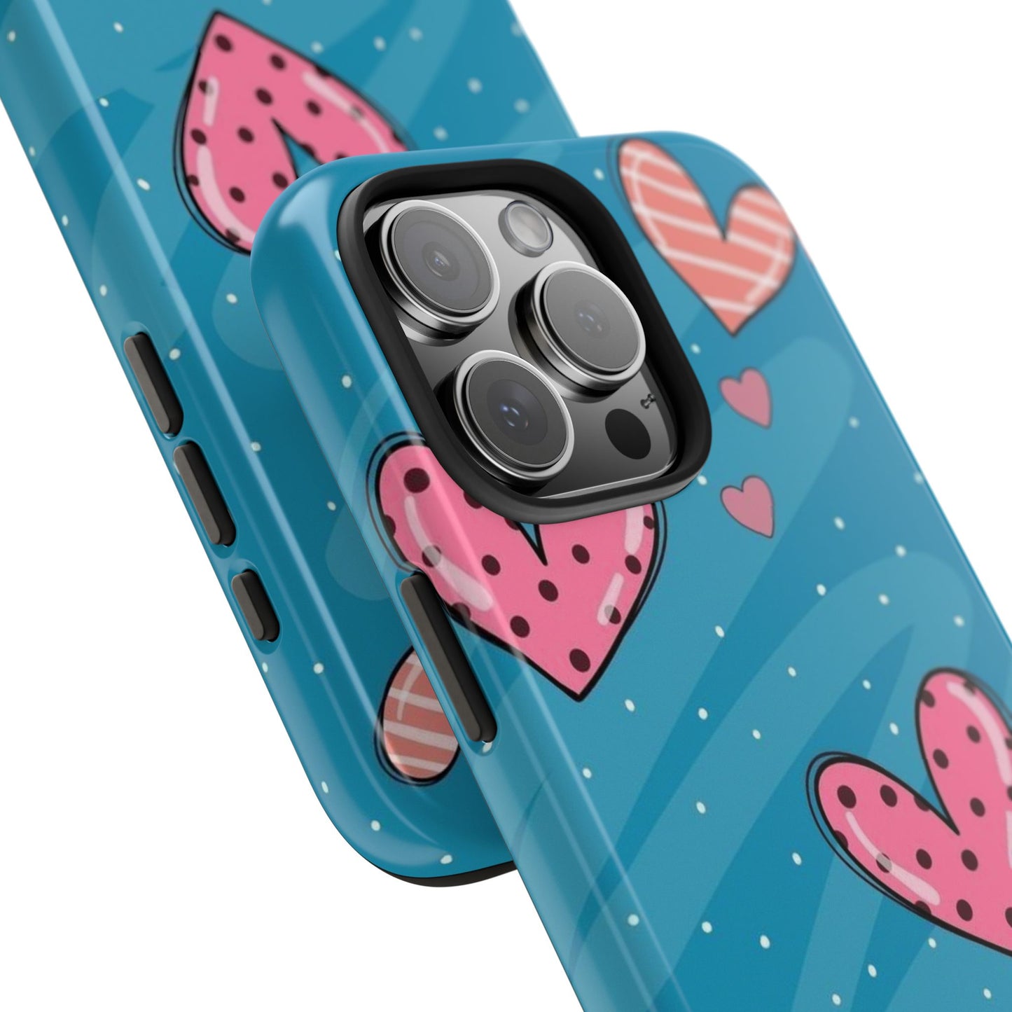 Colorful Heart Phone Case - Cute and Durable Design for Love and Friendship