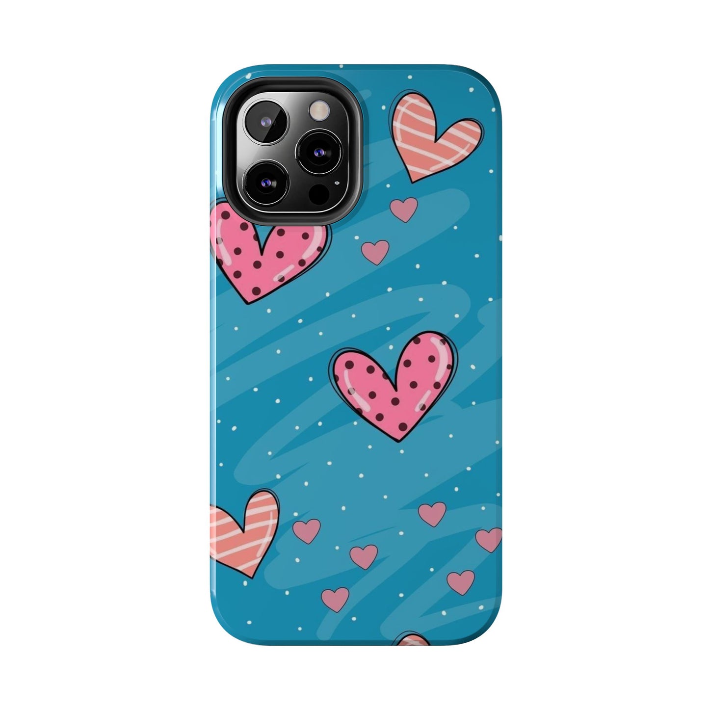 Colorful Heart Phone Case - Cute and Durable Design for Love and Friendship