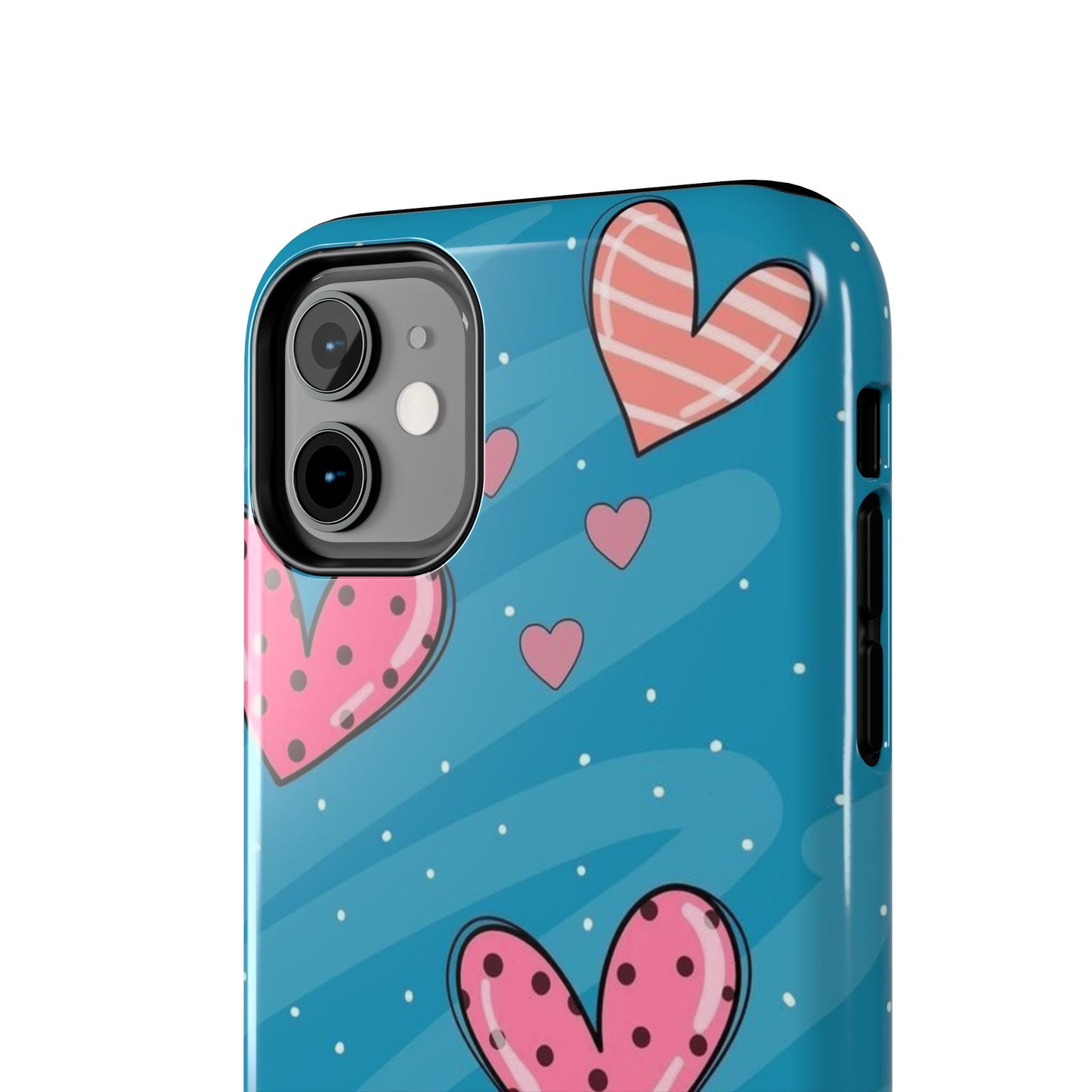 Colorful Heart Phone Case - Cute and Durable Design for Love and Friendship